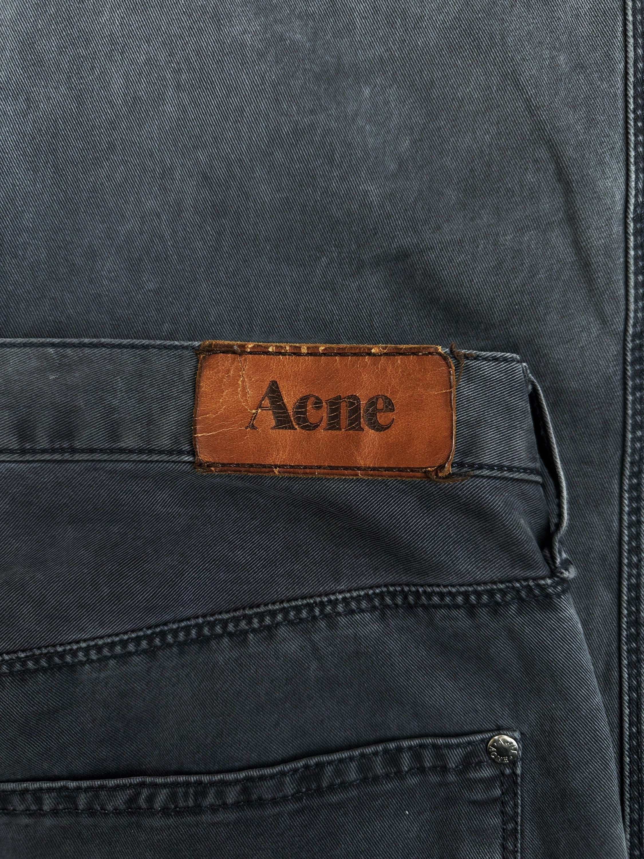 00s Acne Studios Blue Wash Metal Rivet Pants