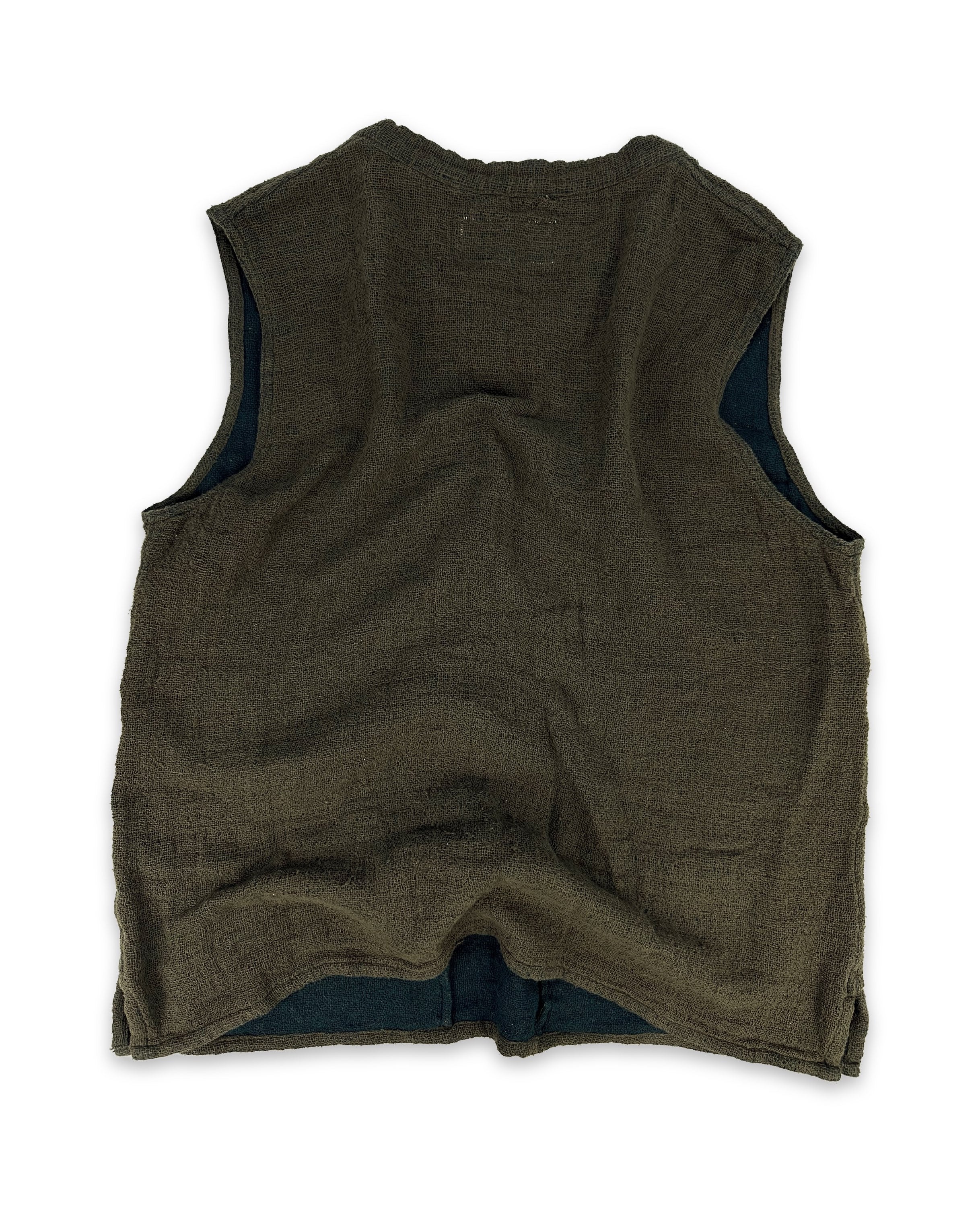 SS03 General Research ‘Flower & Sunshine Days’ Green Knitted Vest