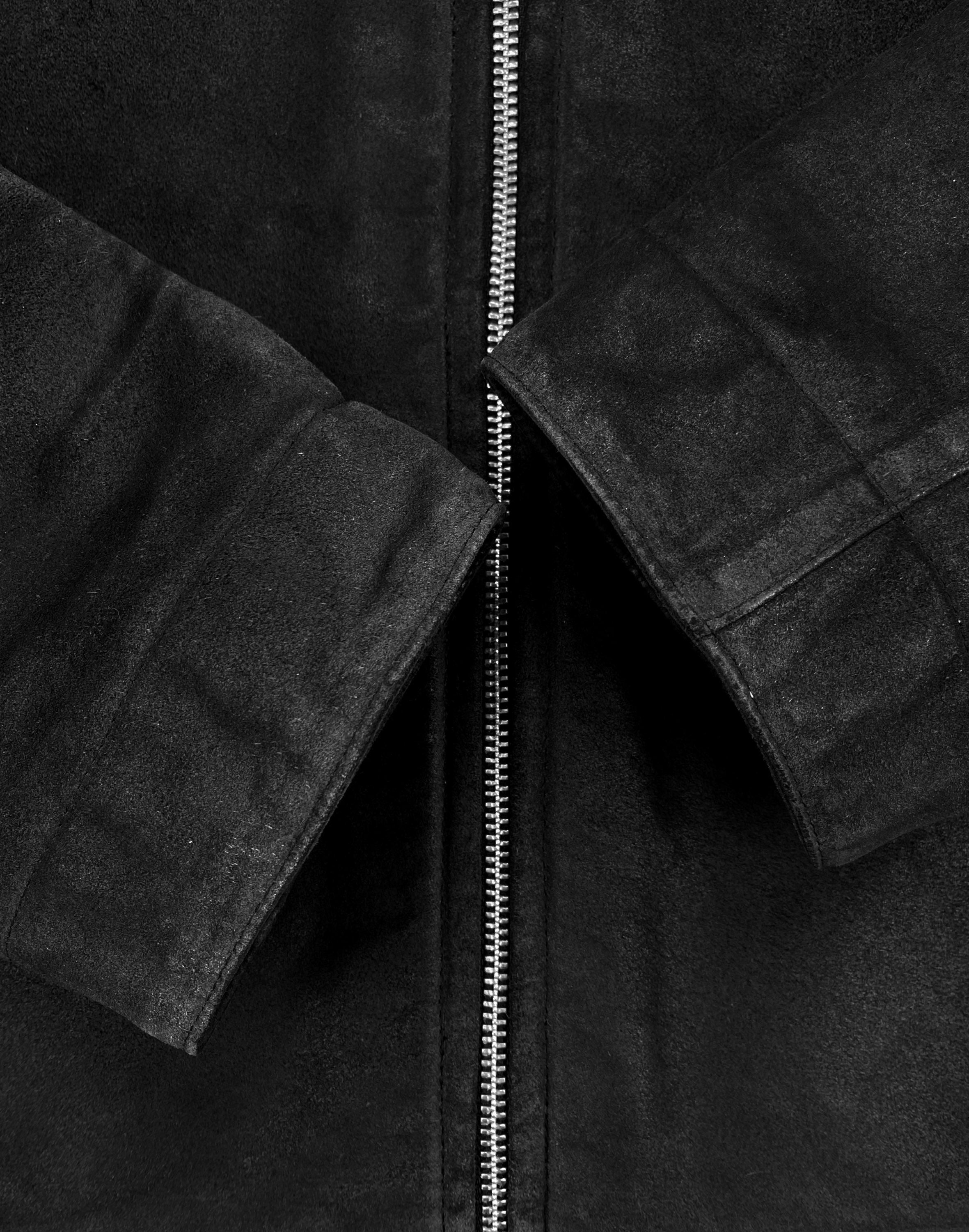 Gucci by Tom Ford Suede Black Biker Jacket
