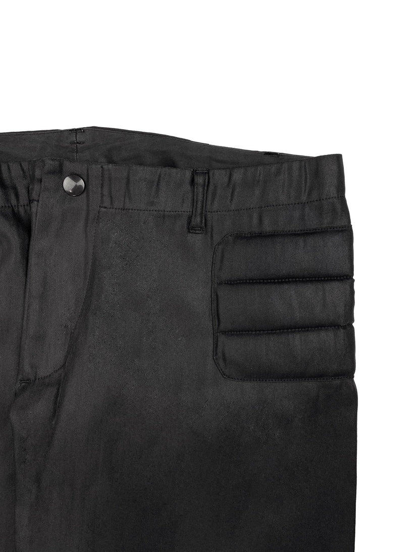 1990’s Jean Paul Gaultier Homme Padded Silk Biker Trousers