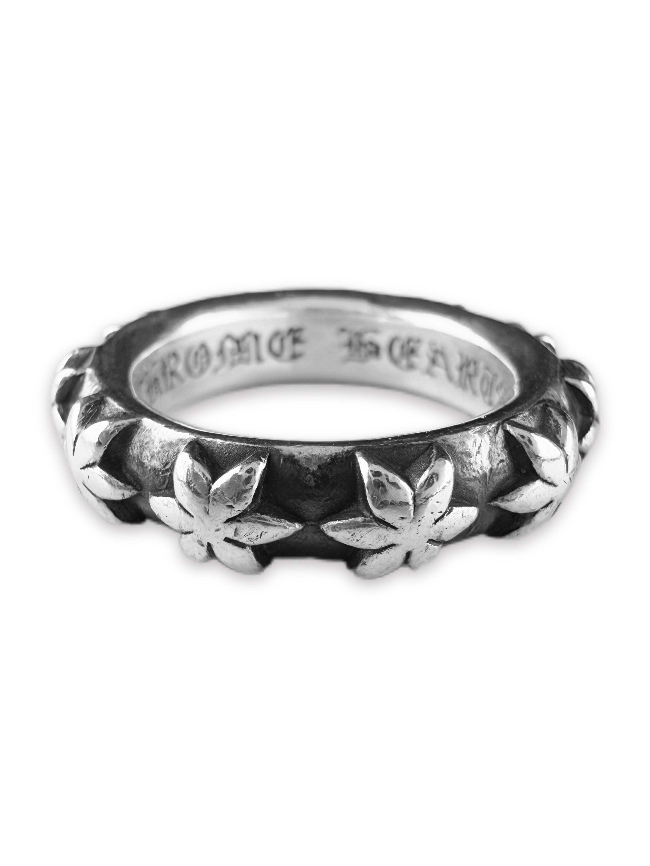 Chrome Hearts ‘Star’ .925 Silver Spacer Band Ring