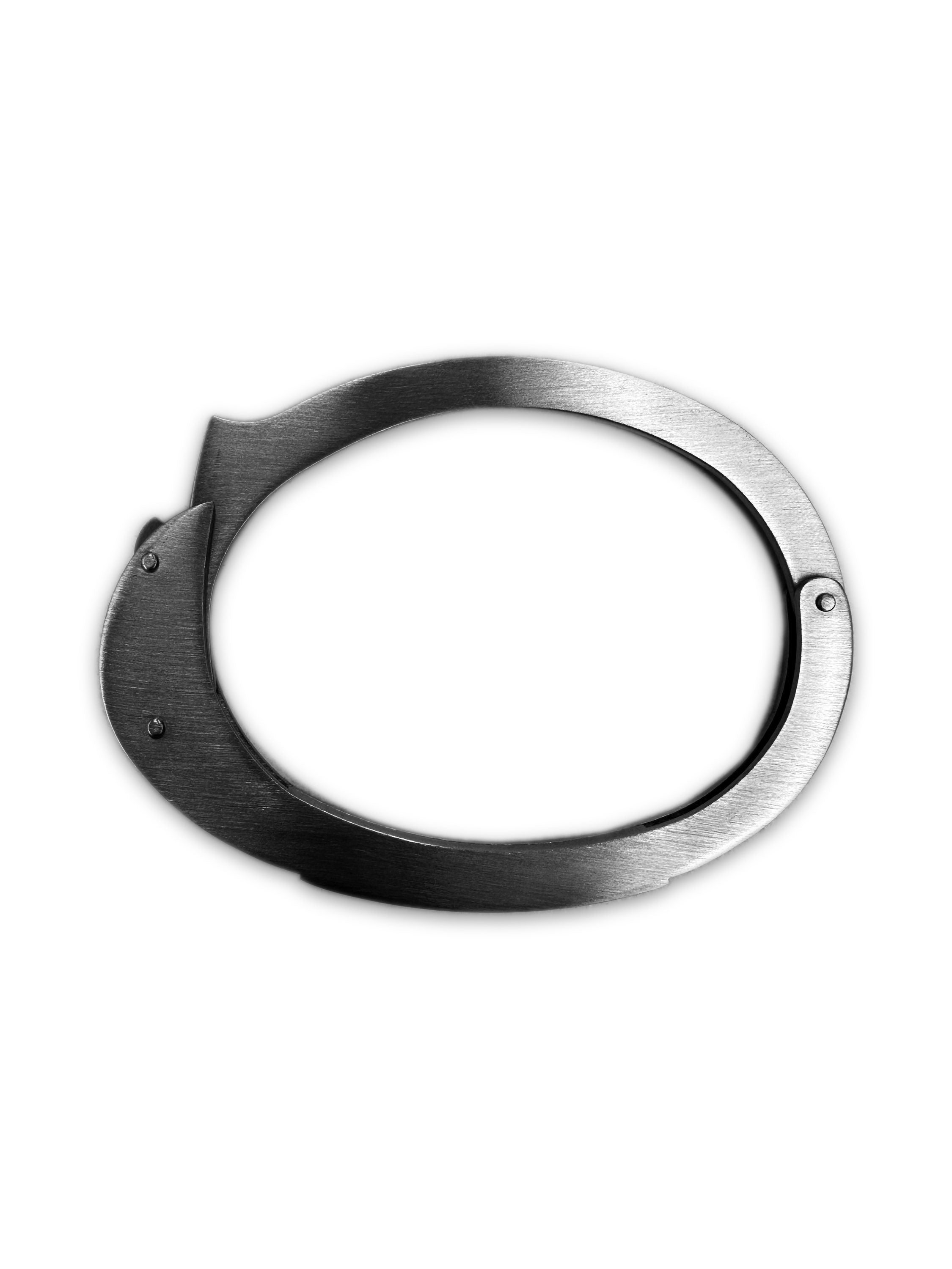 SS04 Helmut Lang ‘Handcuff’ Silver Adjustable Bracelet