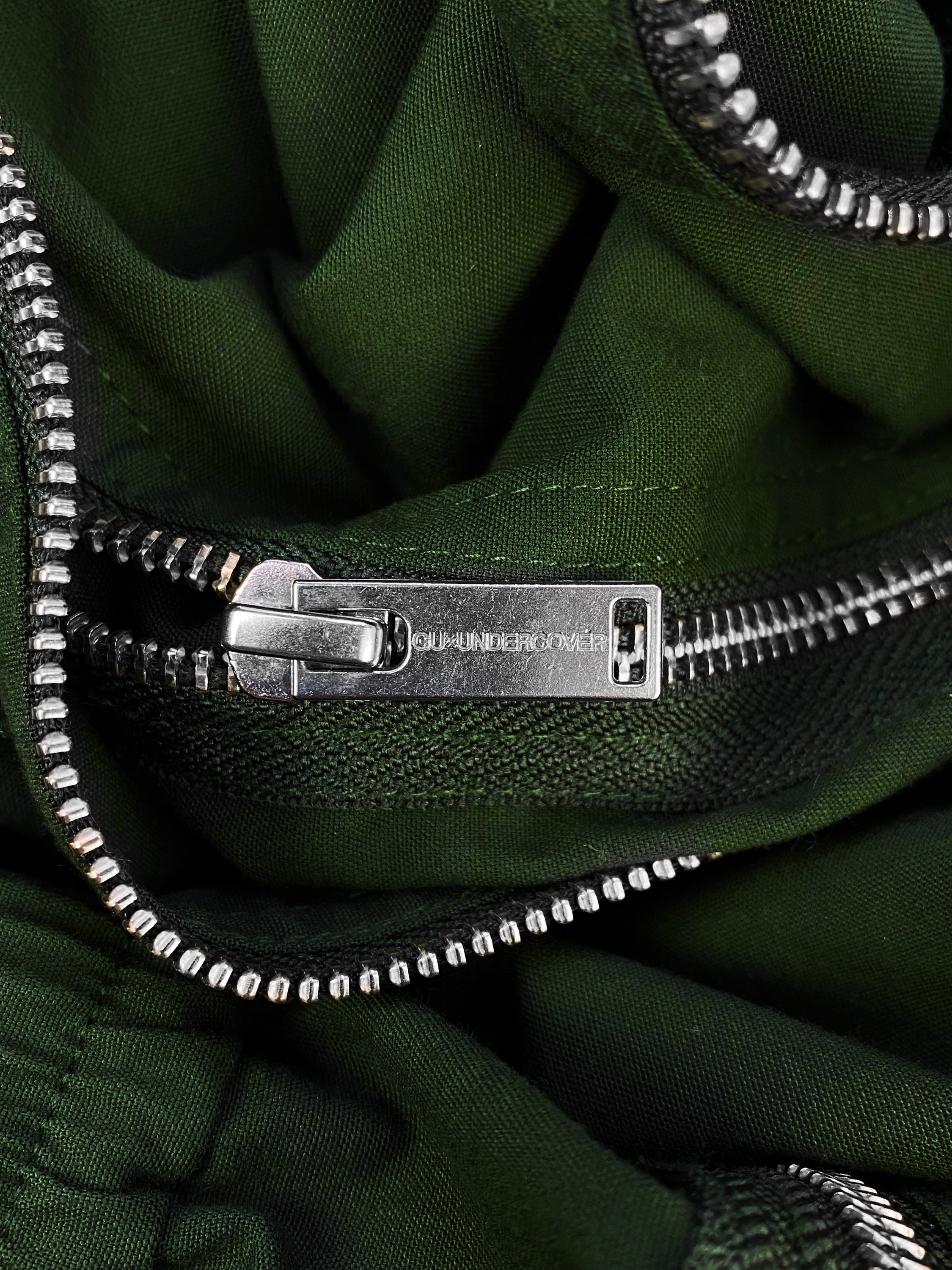 Undercover Forest Green Multi-zip Cargo Pocket Pants