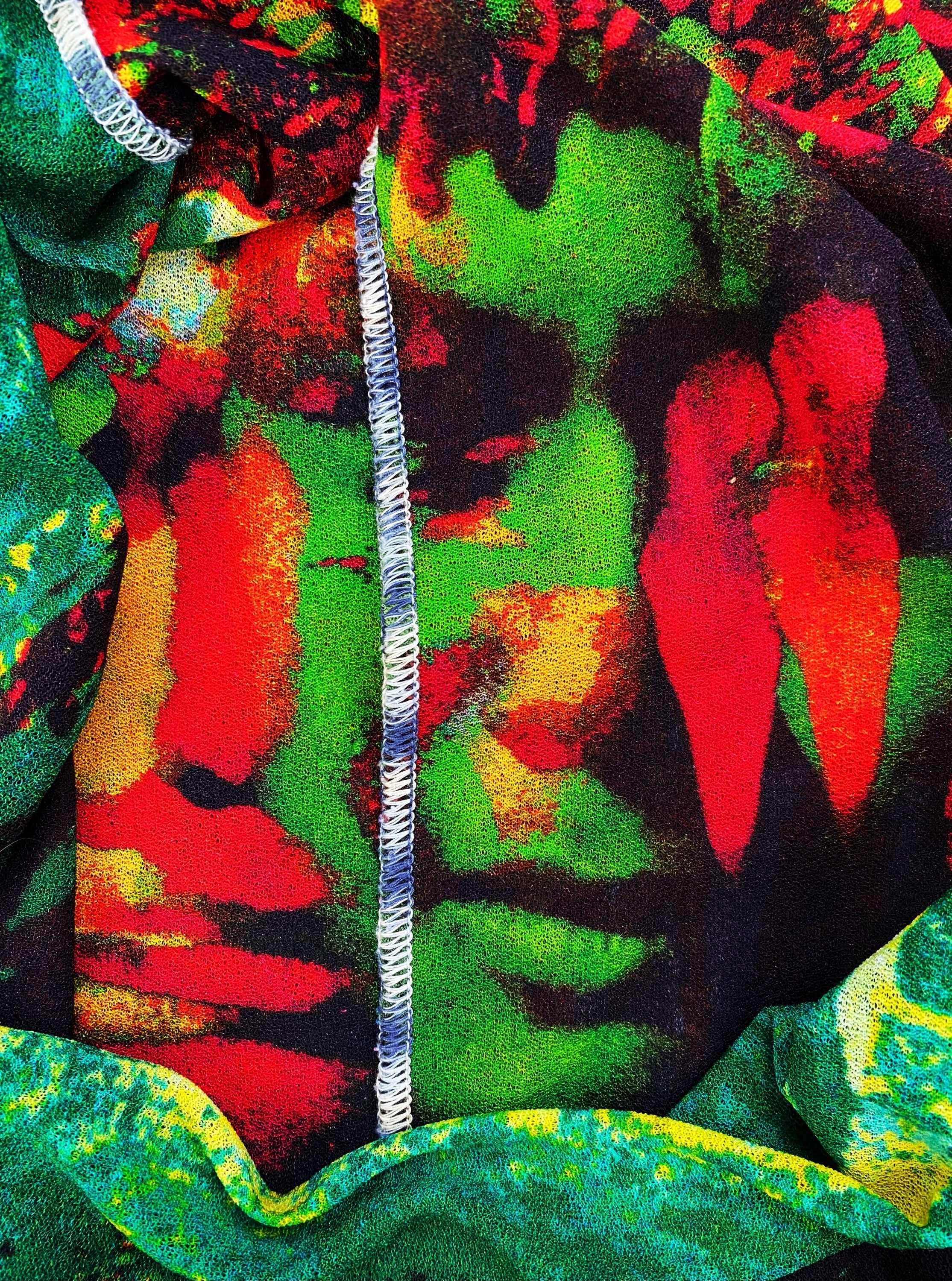 SS00 Jean Paul Gaultier ‘Psychedelic’ Mesh Tattoo Longsleeve