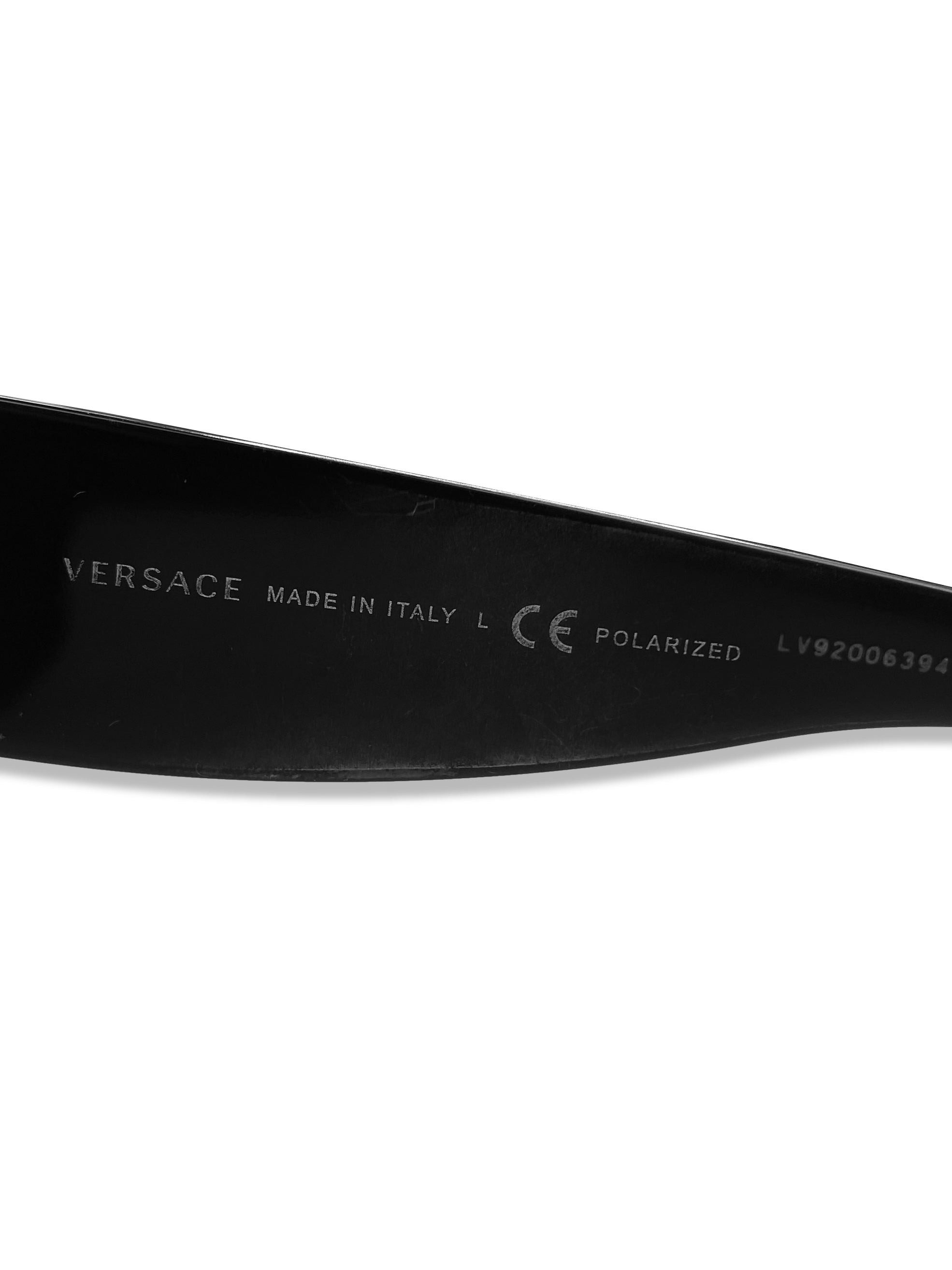 Versace Medusa Head Gold Rounded Plum Tint Sunglasses