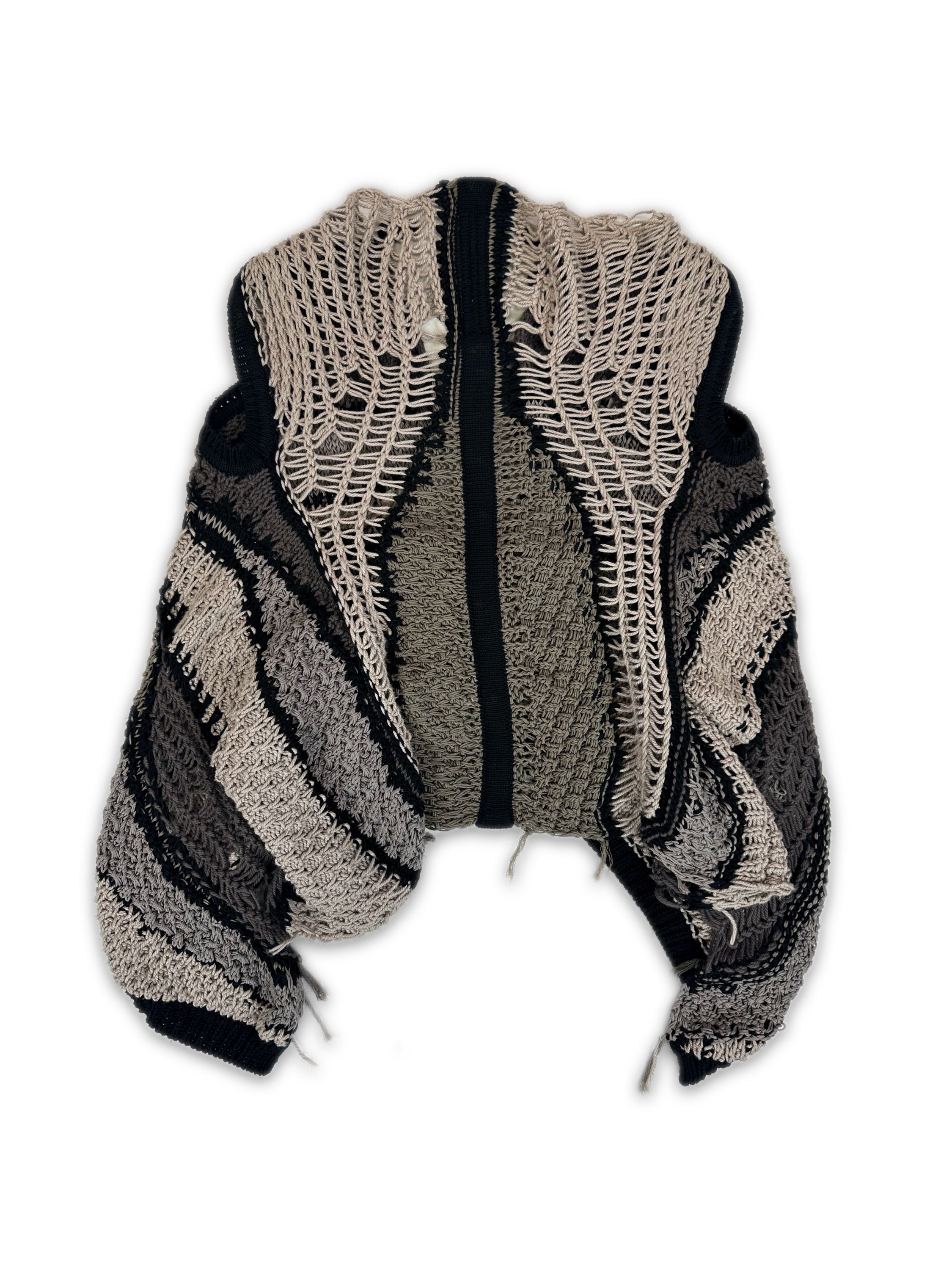 SS13 Rick Owens ‘Island’ Loose Gauge Sleeveless Knit Sweater