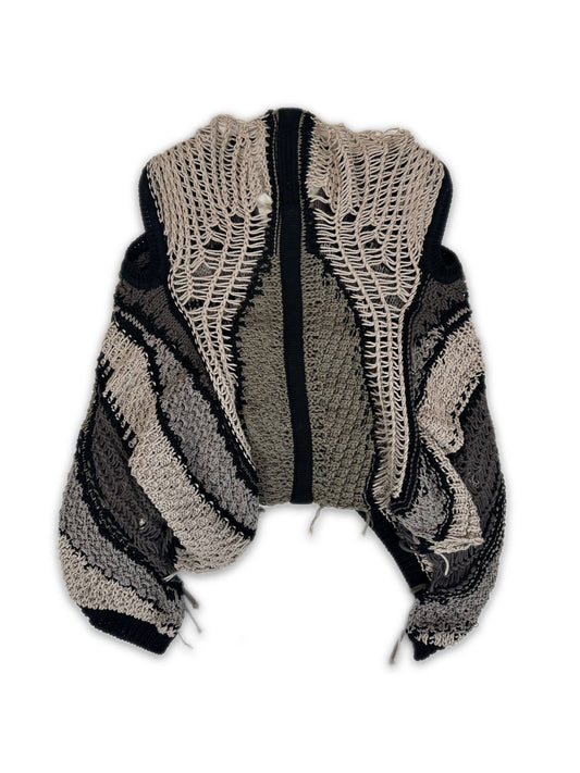 SS13 Rick Owens ‘Island’ Loose Gauge Sleeveless Knit Sweater
