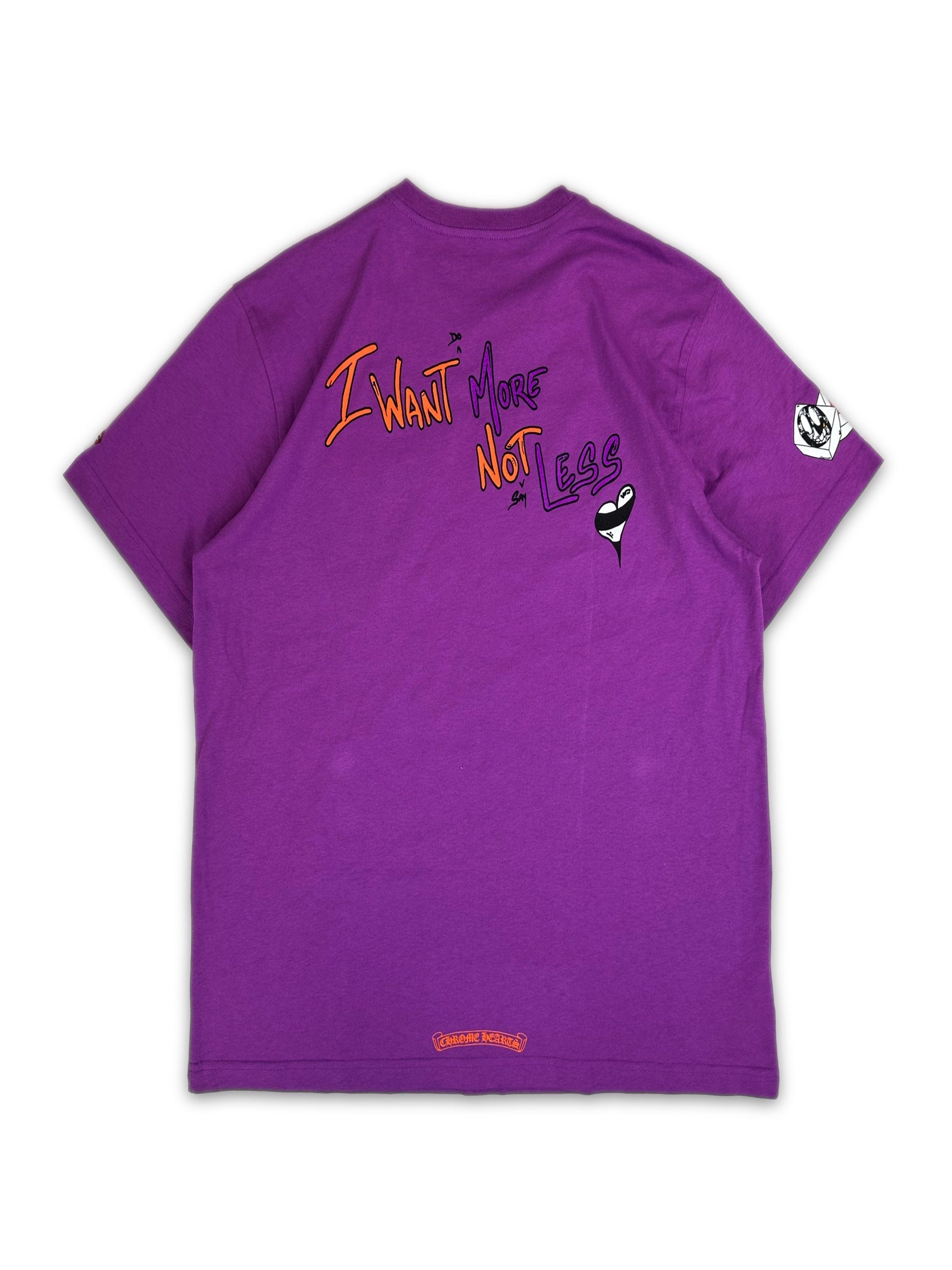 Chrome Hearts x Matty Boy ‘I Want More’ Purple Graphic T-Shirt