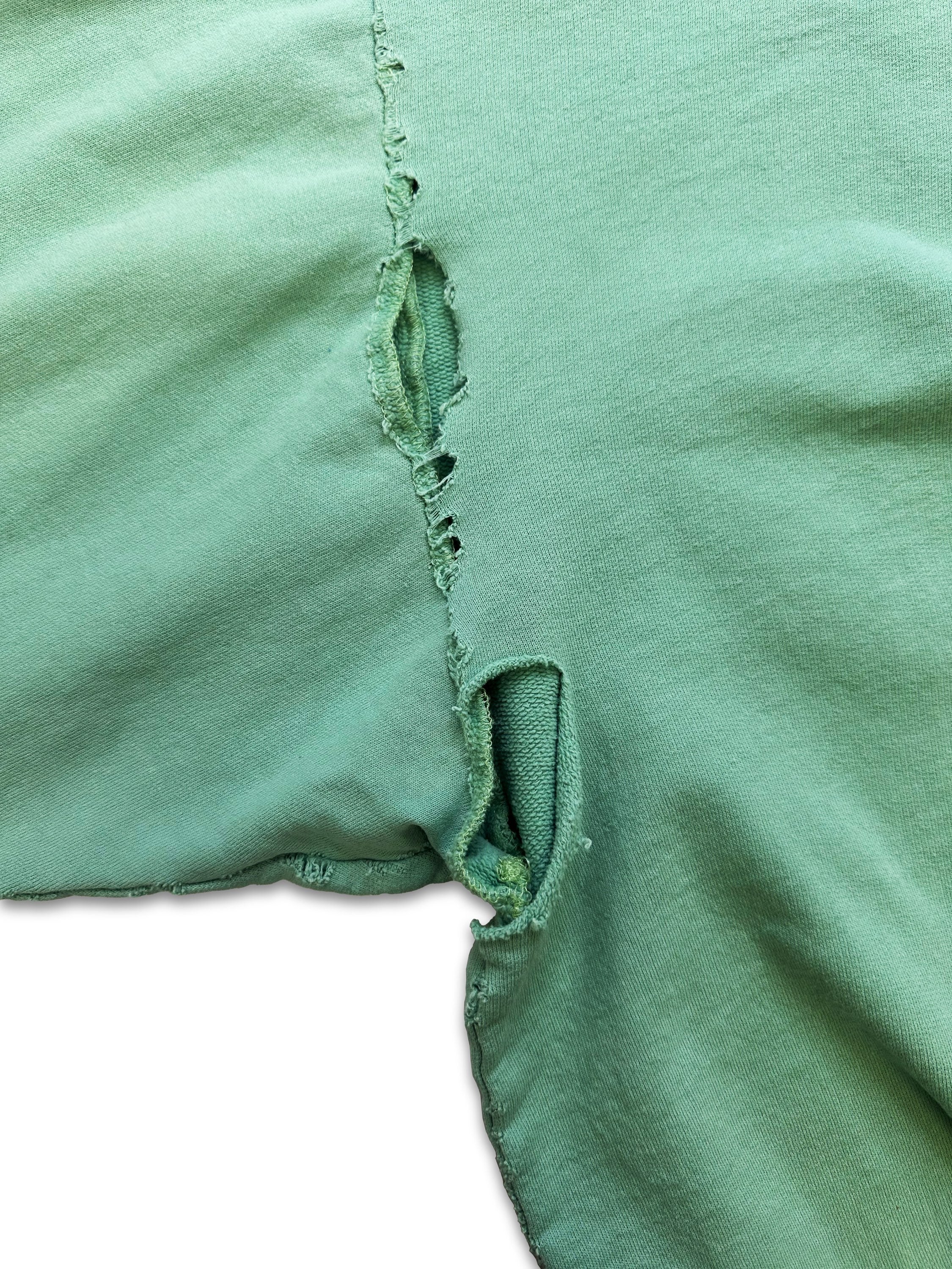 AW02 Raf Simons ‘Nebraska’ Mint Collegiate Logo Crewneck