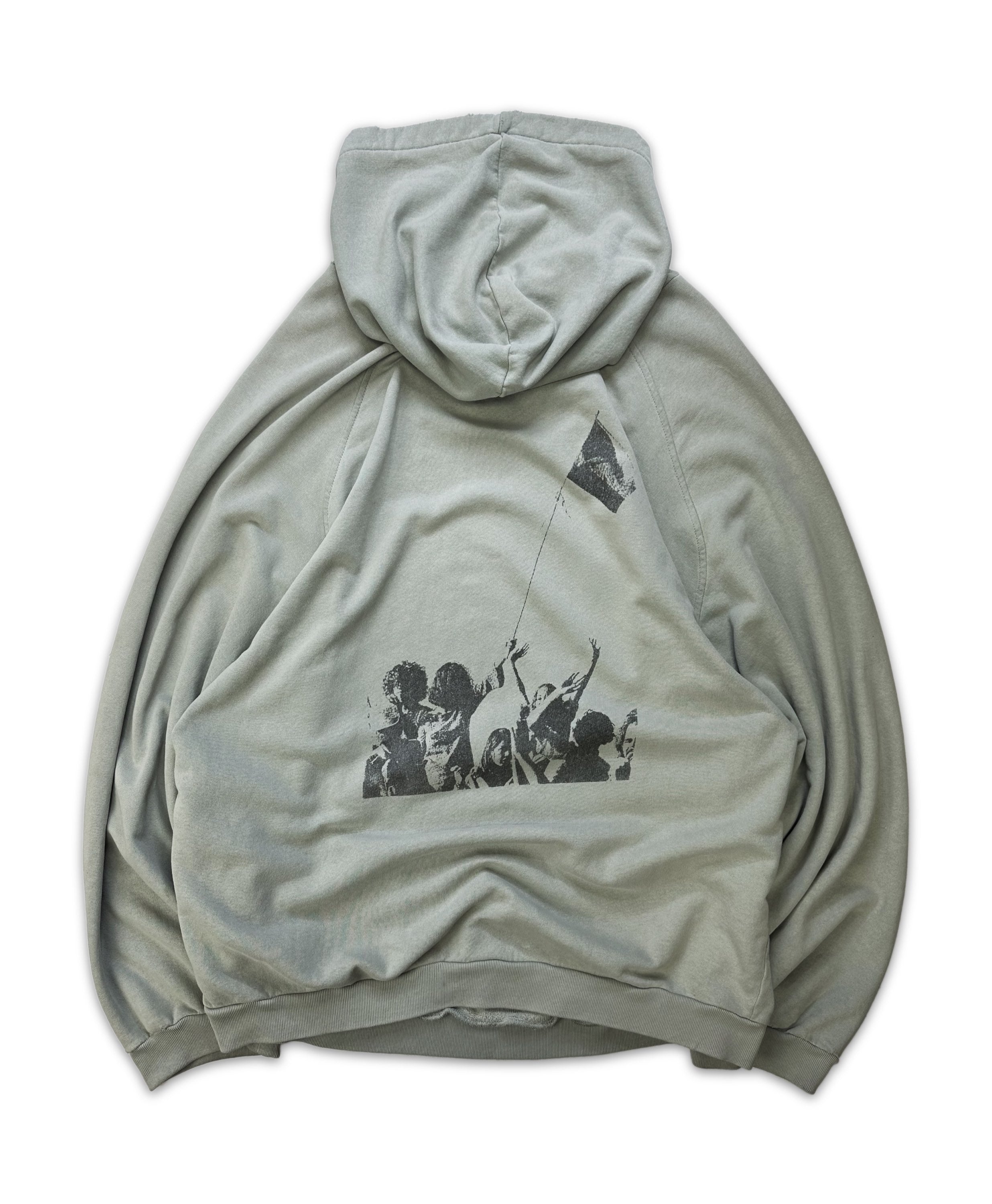 SS02 Raf Simons ‘Terror’ Kollaps Graphic Oversized Hoodie