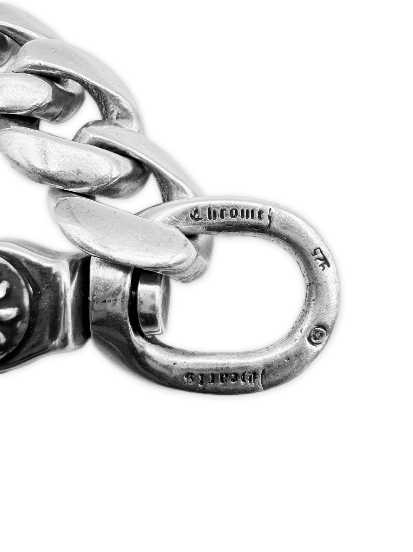 Chrome Hearts Cross Patch Lobster Clasp Cuban Link Wallet & Chain