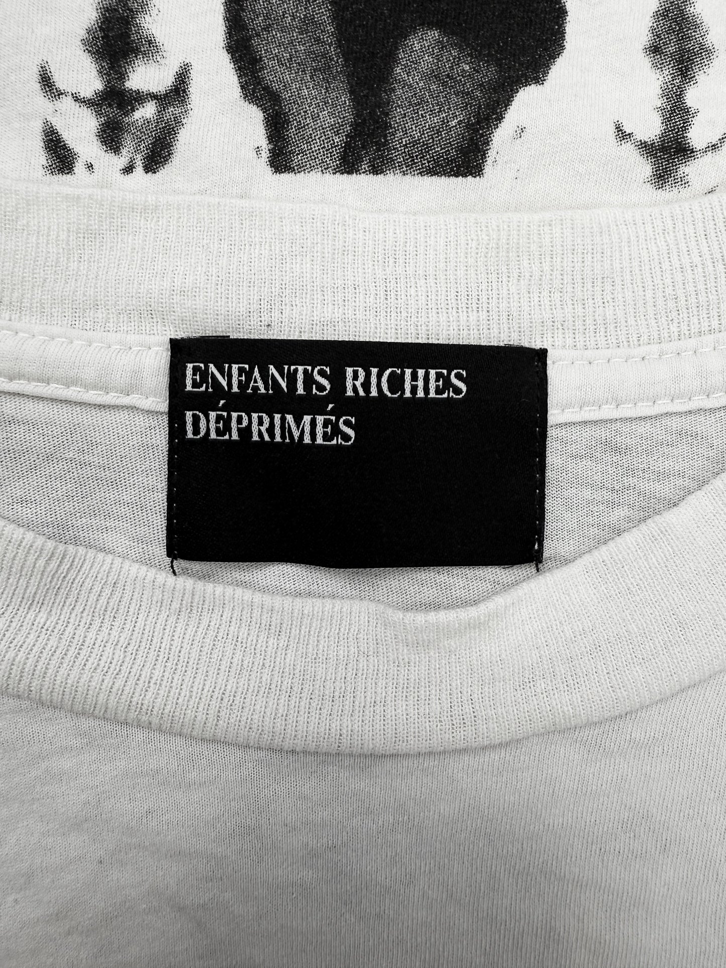 Enfants Riches Deprimes ‘Ritual Prayer’ White Graphic T-Shirt