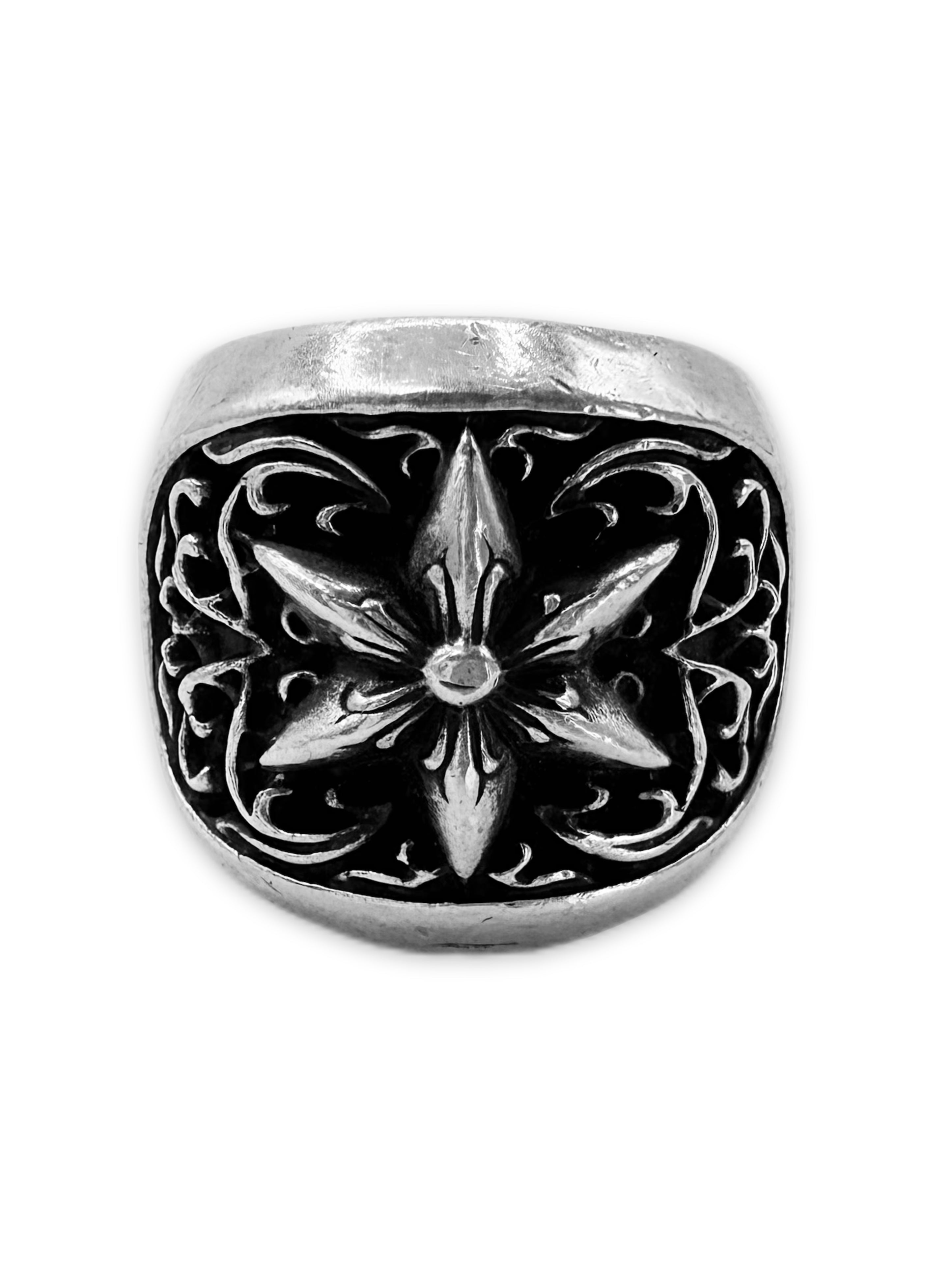 Chrome Hearts ‘Star Oval’ .925 Silver Ring
