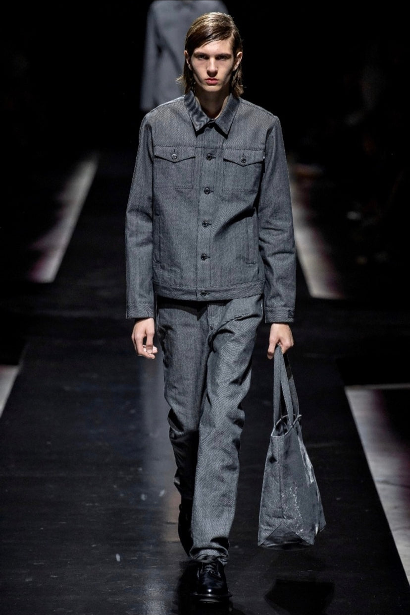 SS2020 Undercover Cindy Sherman Smoking Graphic Denim Jacket
