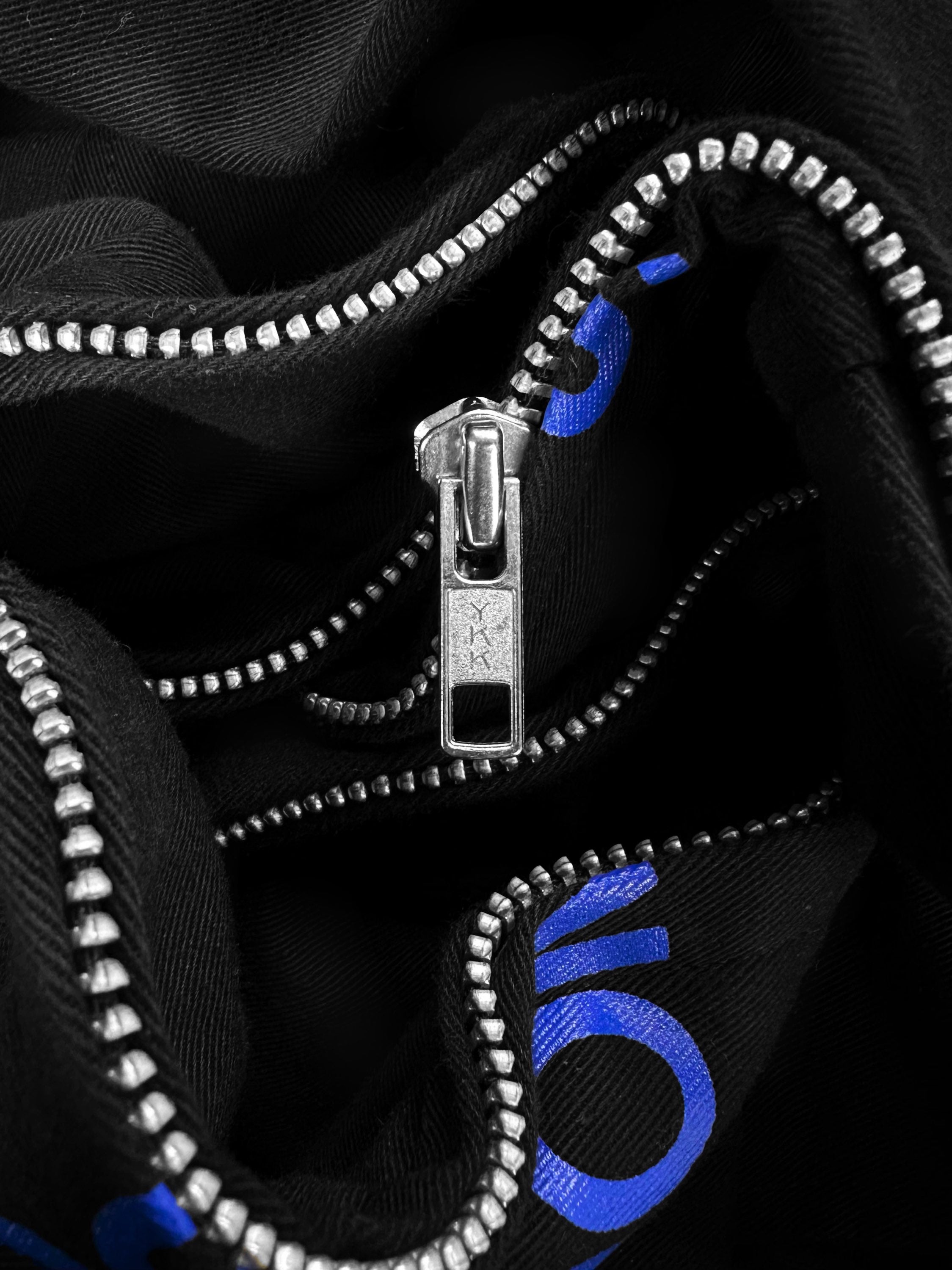 AW01 Comme des Garçons ‘Split’ Logo Hooded Work Jacket