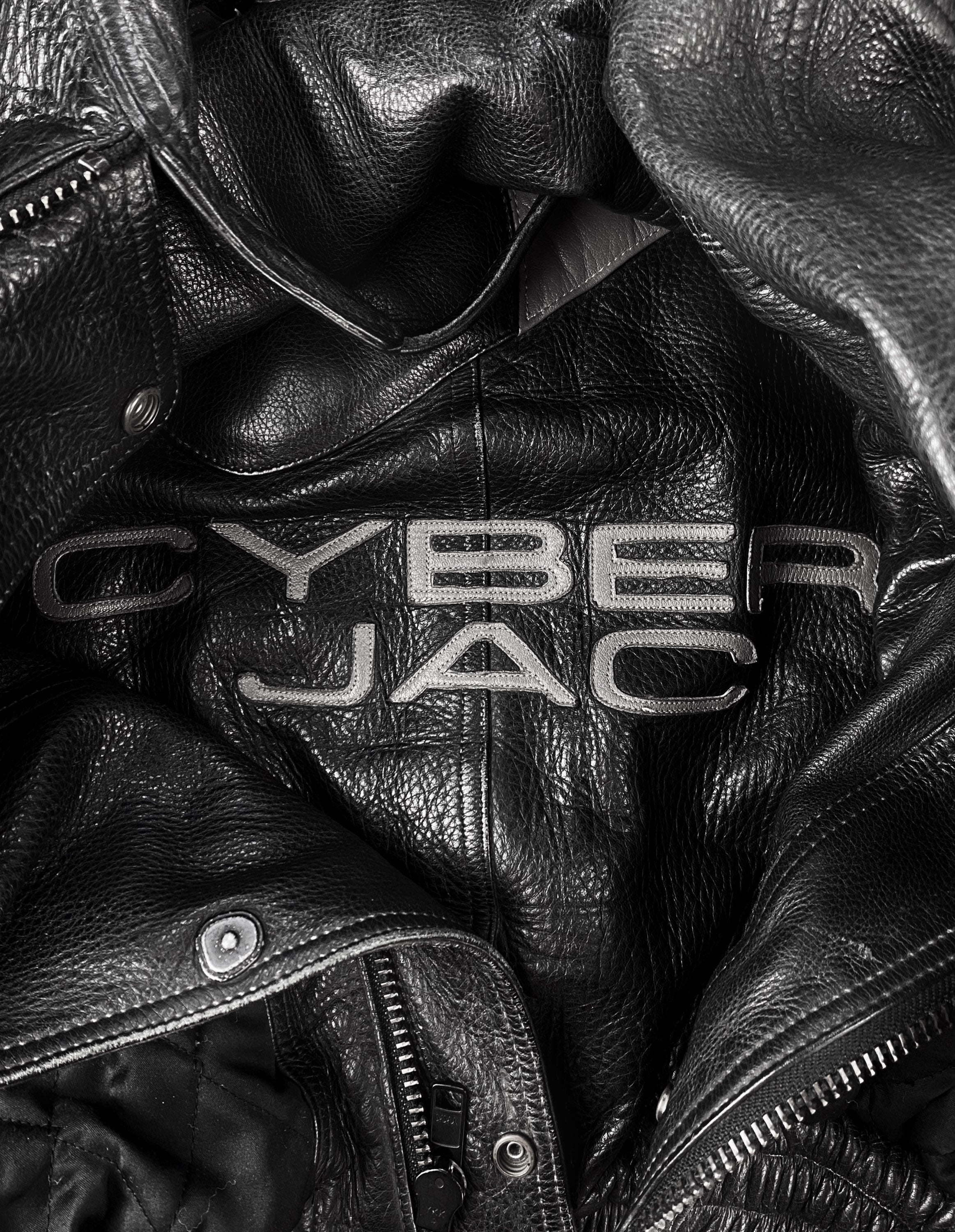 2018 Kadoya ‘Akira’ Pill Cyberjac Padded Black Leather Jacket