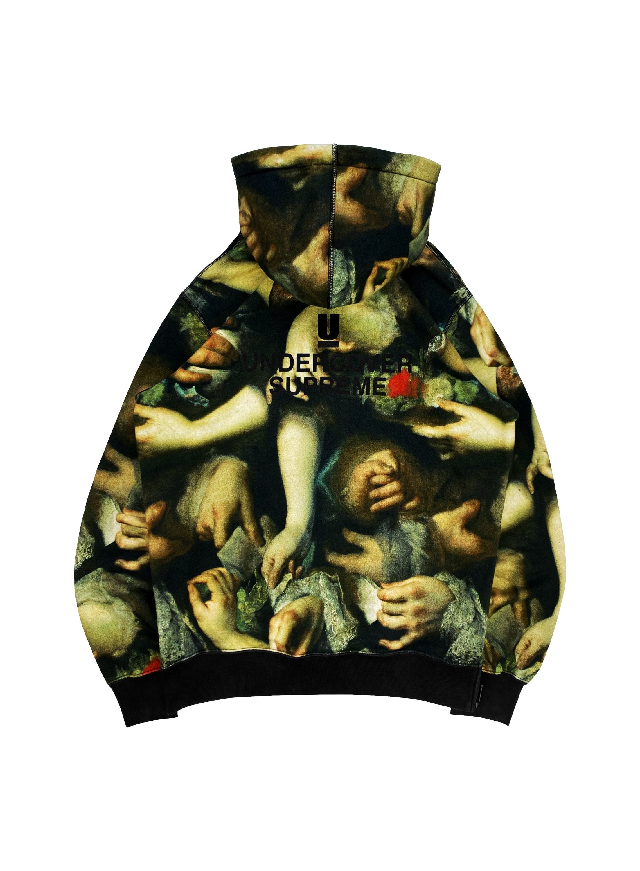 SS15 Undercover X Supreme ‘Study of Hands’ Full Print Hoodie