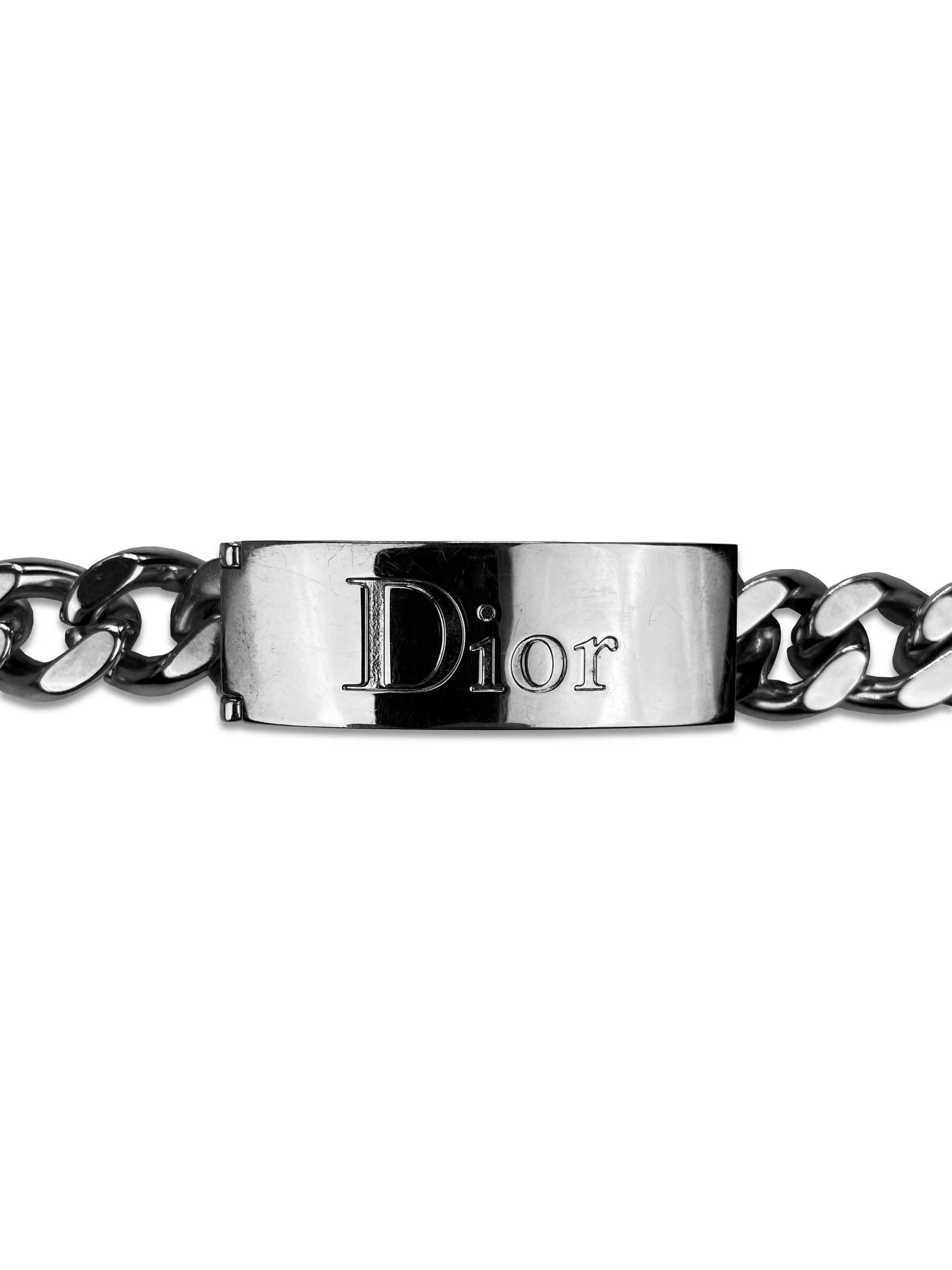 Dior Cuban Link Hinged Stash Bracelet