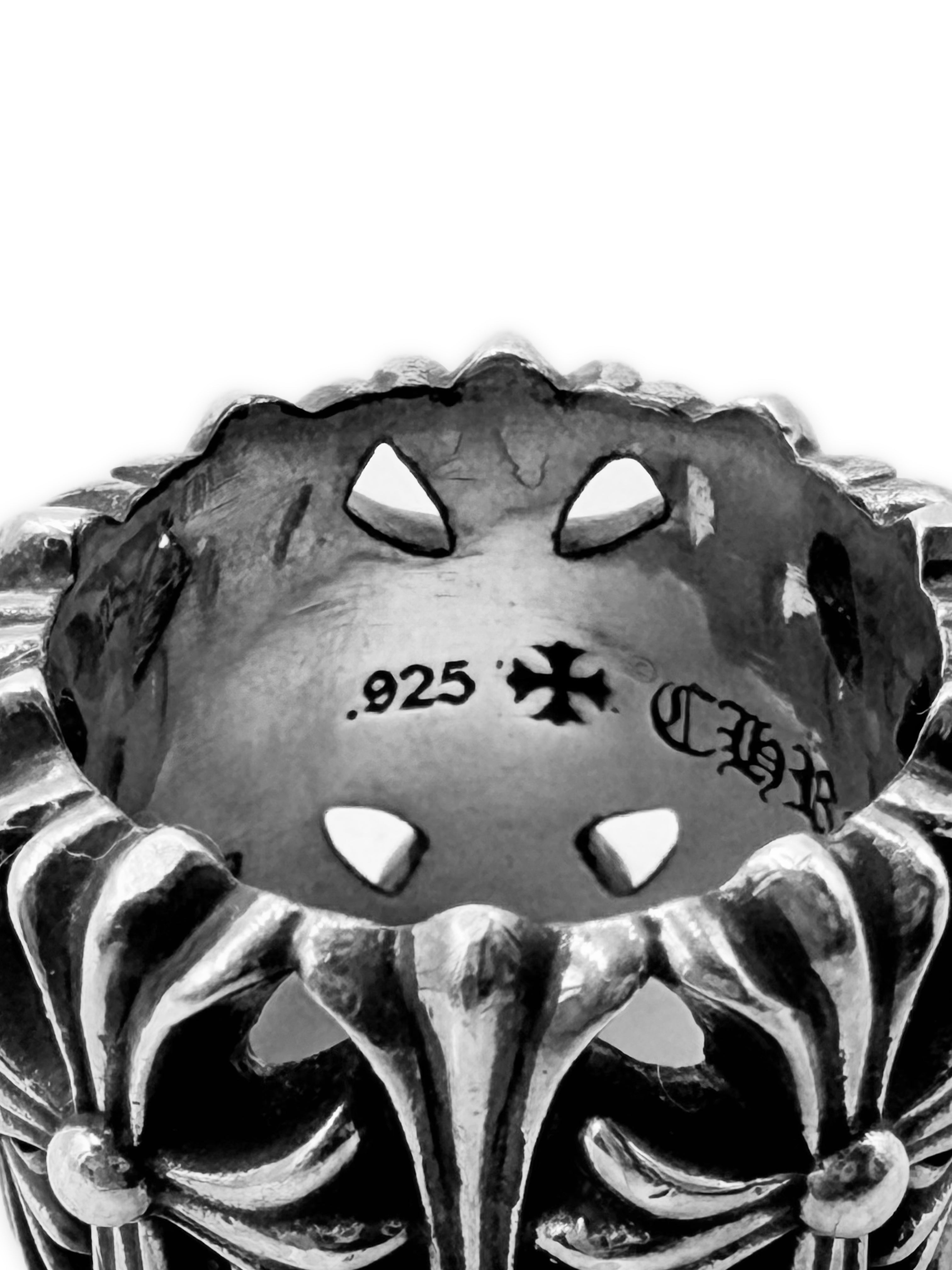 Chrome Hearts Cemetery Cross .925 Silver Ring
