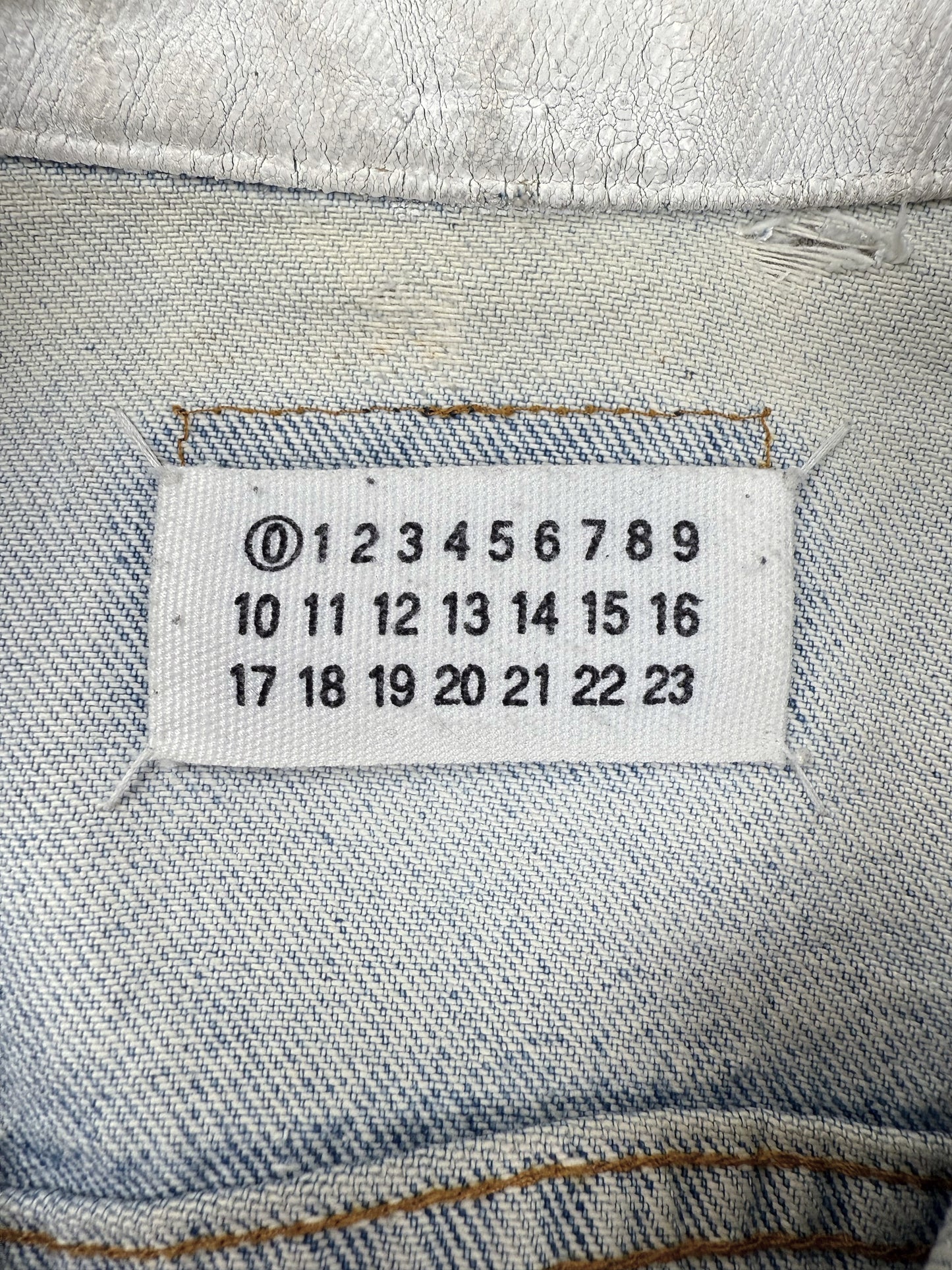 AW99 Maison Margiela Artisanal Painted Levi’s Type III Denim Jacket