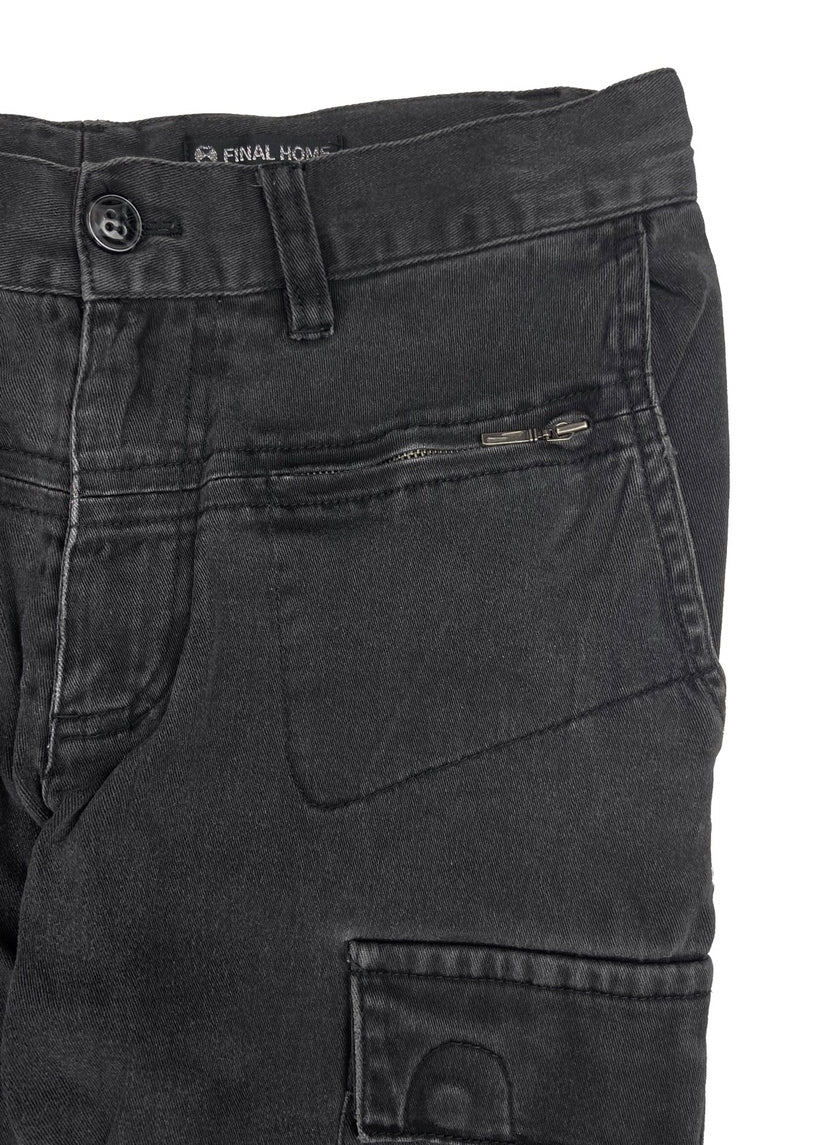 90’s Final Home Tactical Washed Panelled Cargo Pants
