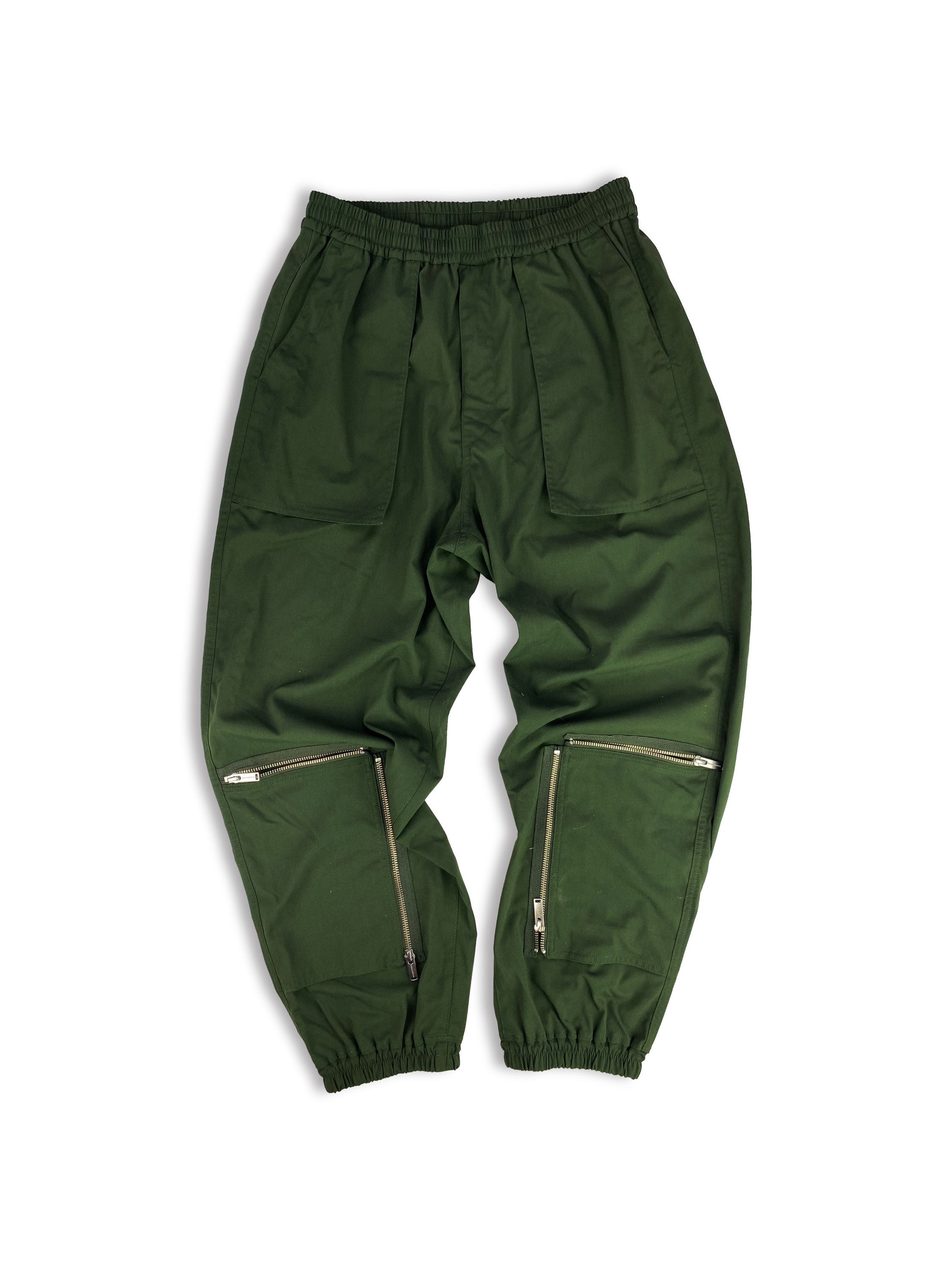 Undercover Olive Green Multi-zip Cargo Pocket Pants