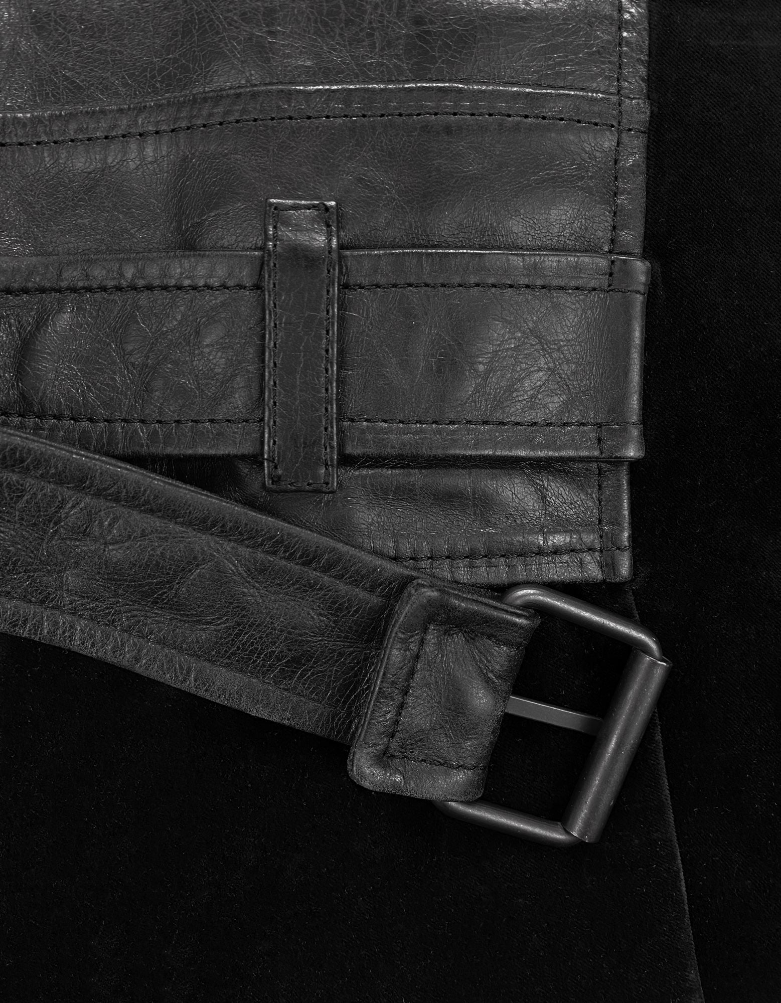 FW17 Haider Ackermann “Transgressive” Hybrid Leather Blazer