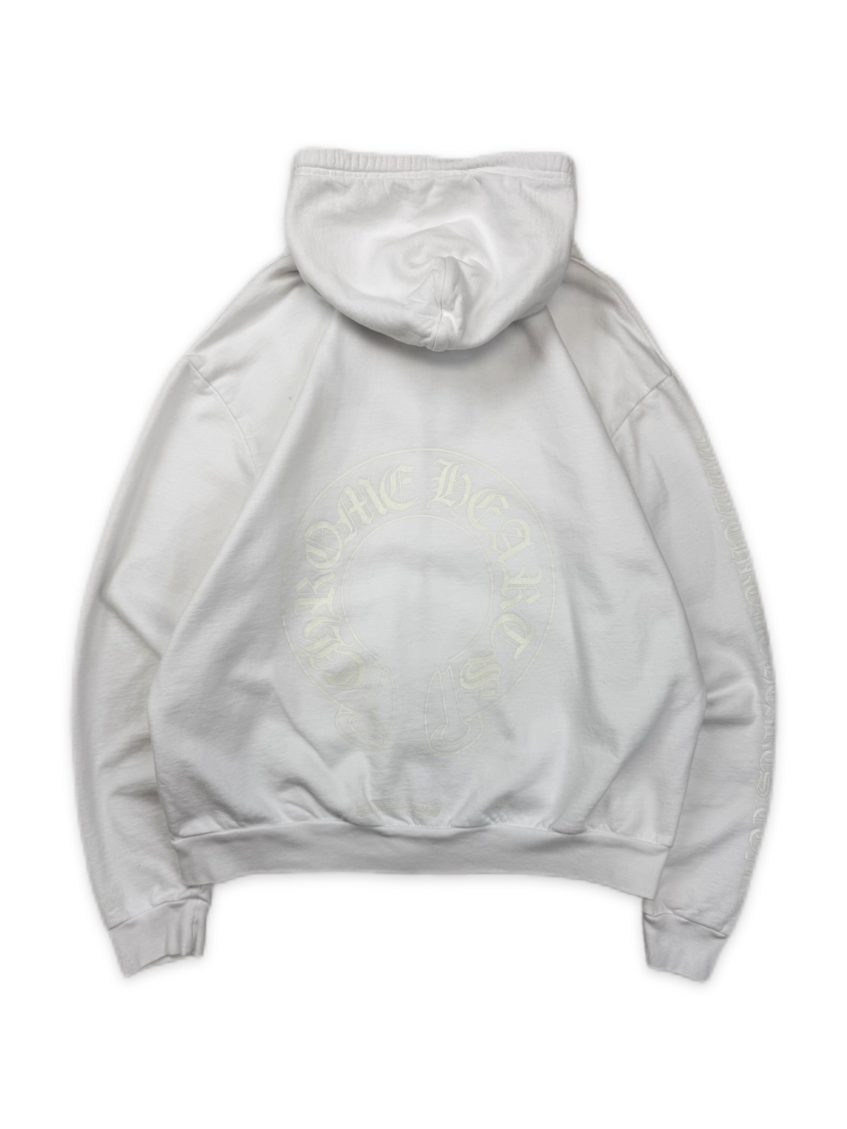 Chrome Hearts Glow in the Dark Dagger Zip Horseshoe Hoodie