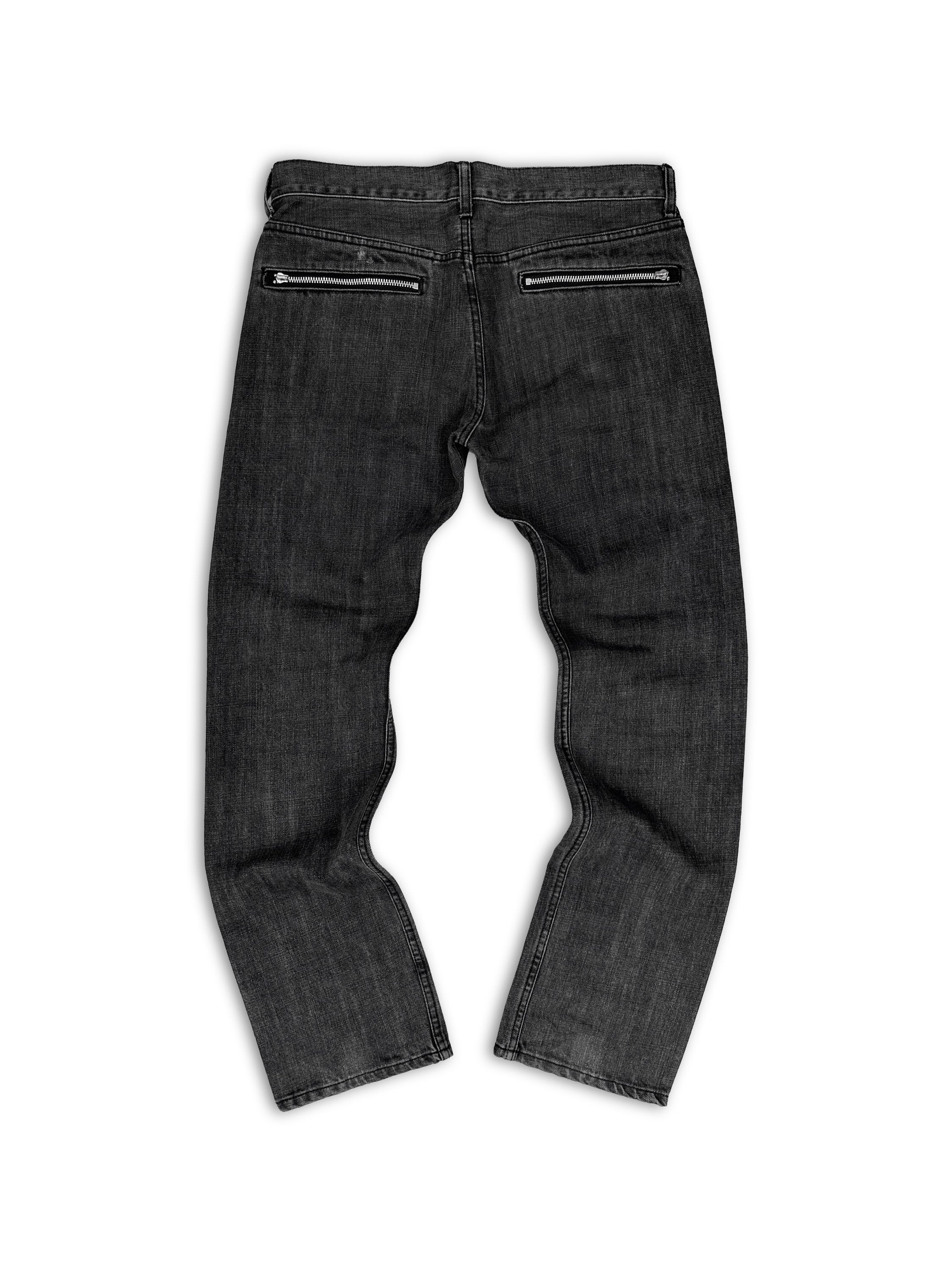 AW07 Junya Watanabe ‘Patchwork’ Leather Zip Denim