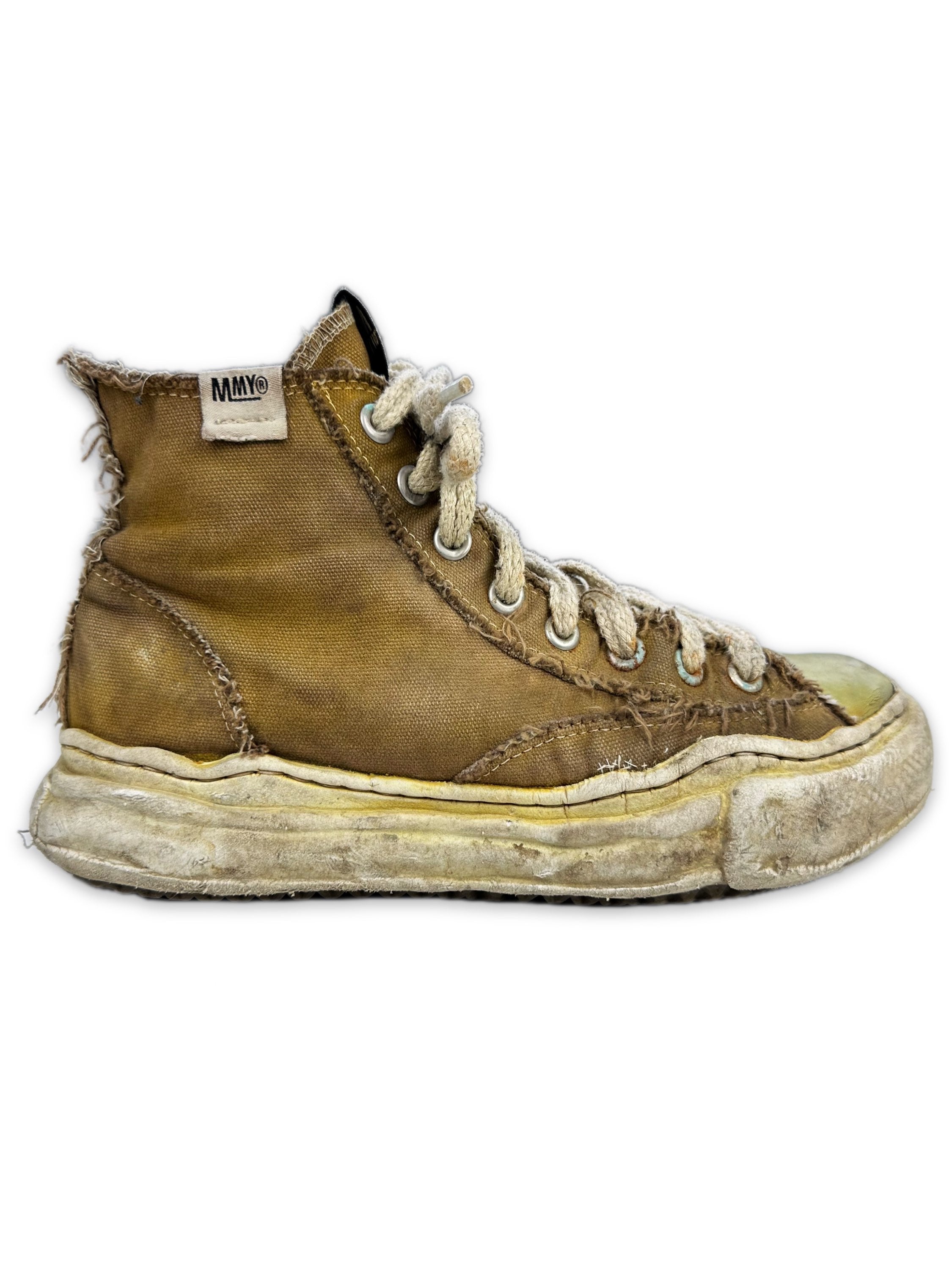 Mihara Yasuhiro MMY Wheat Canvas Hi-top Sneakers