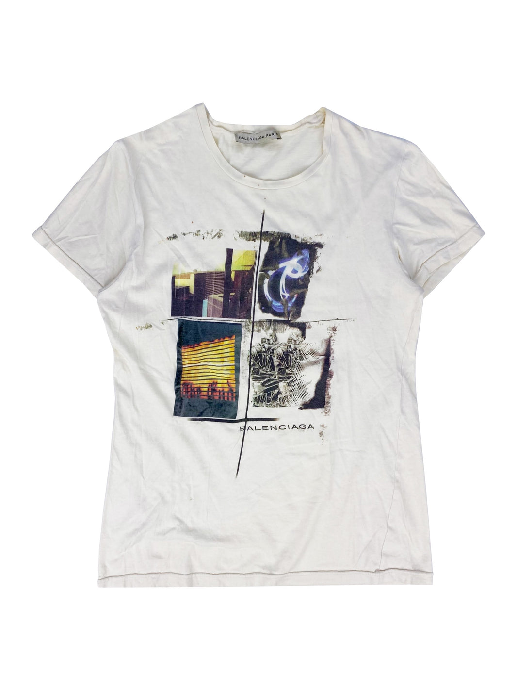 Balenciaga Paris ‘The End’ Graphic White T-Shirt