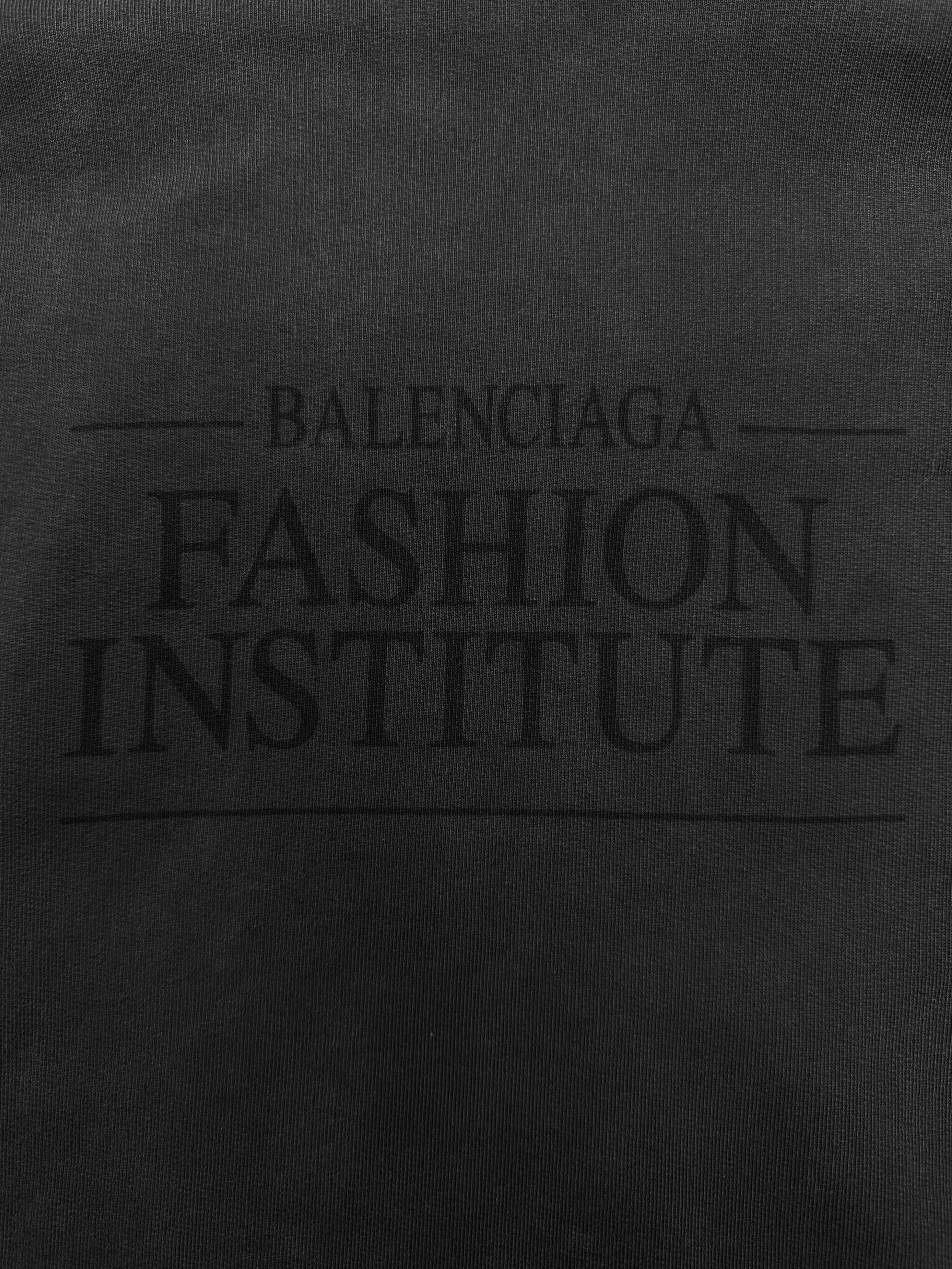 AW22 Balenciaga ‘Fashion Institute’ Oversized Washed Hoodie