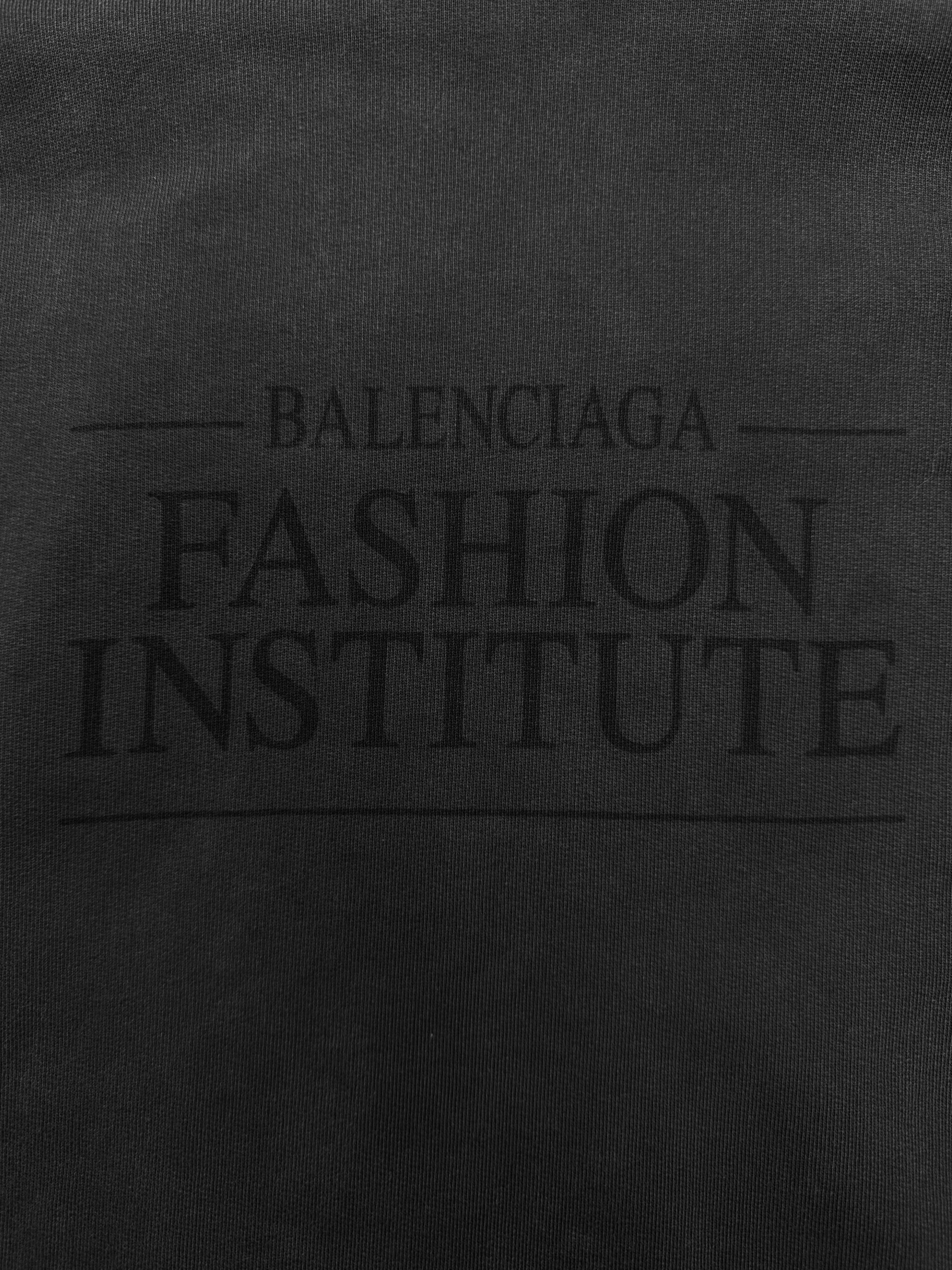 AW22 Balenciaga ‘Fashion Institute’ Oversized Washed Hoodie