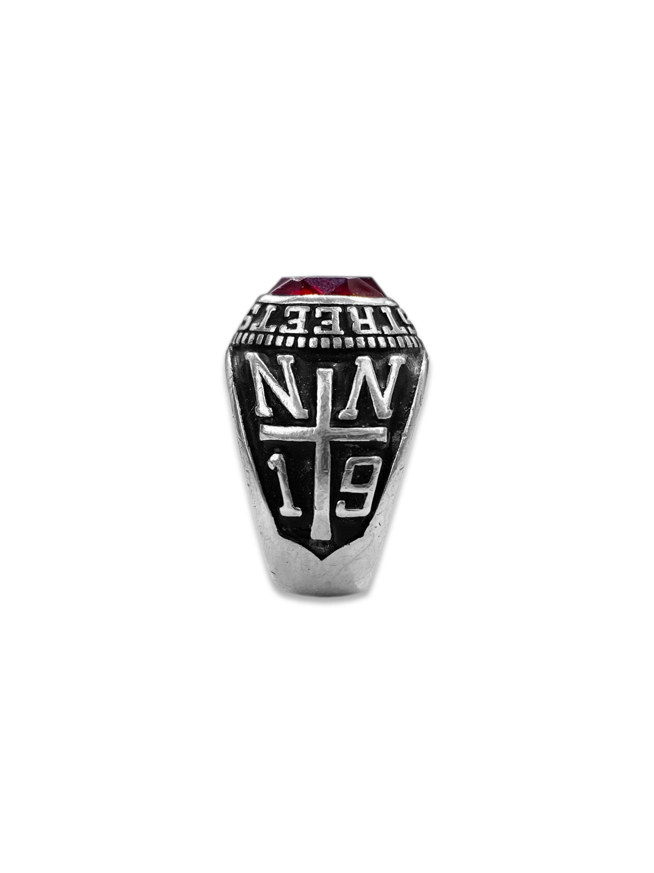 AW05 Number (N)ine “The High Streets” Silver Championship Ring