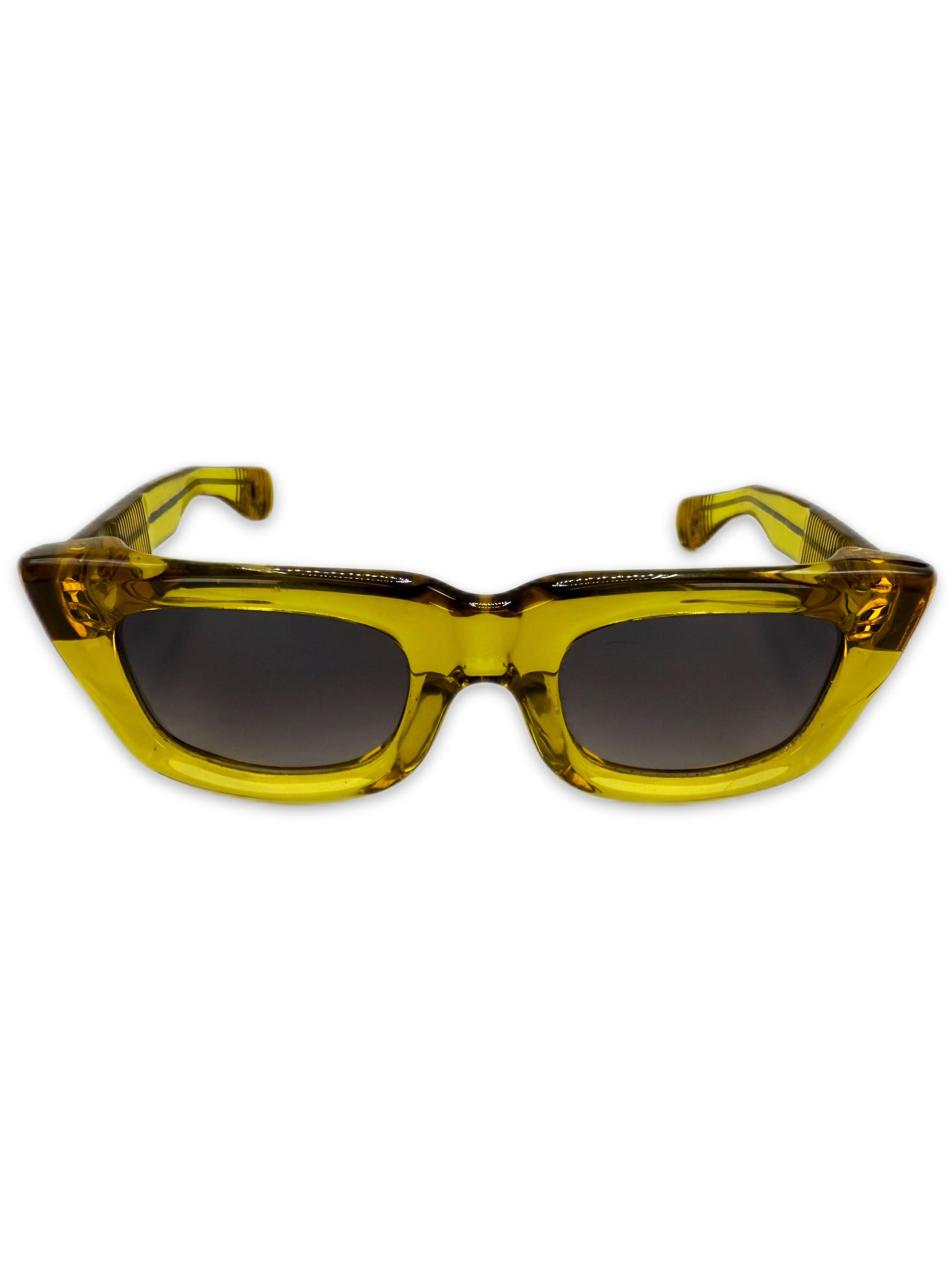 Chrome Hearts ‘Steezin’ Yellow Fleur .925 Silver Sunglasses