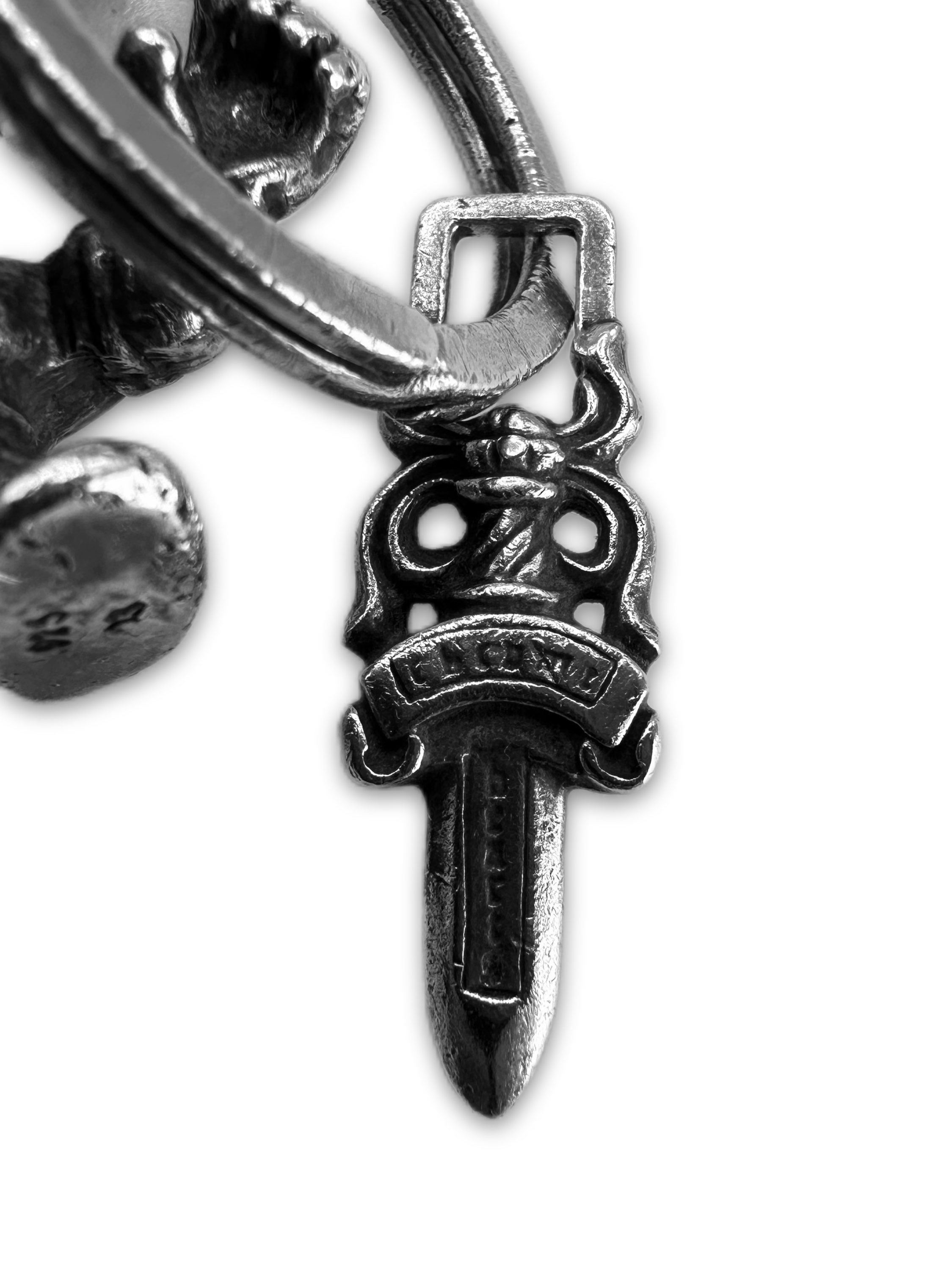 Chrome Hearts x Foti ‘Harris Teeter’ Skull & Dagger Keychain