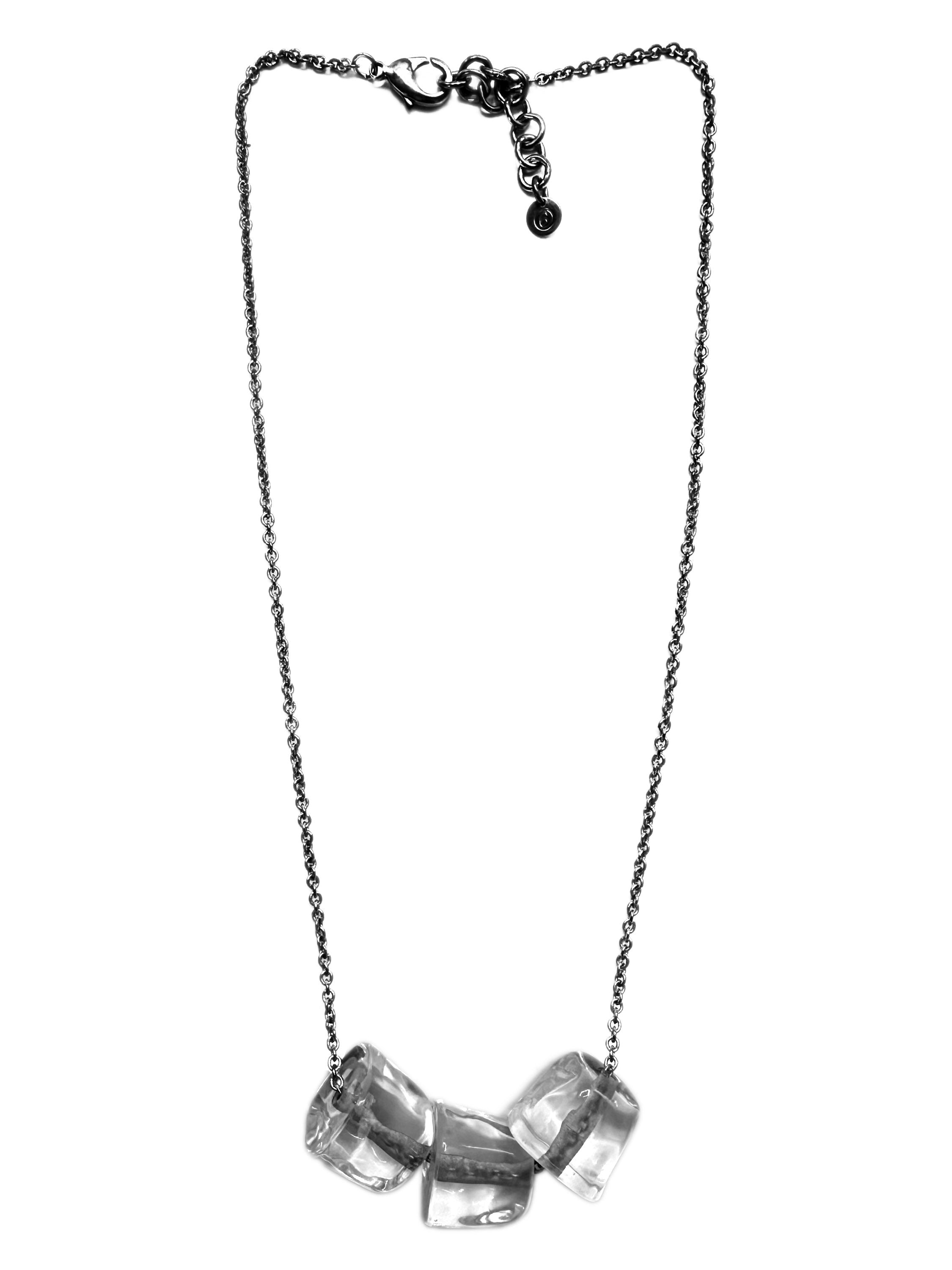 Maison Margiela MM6 ‘Ice Cube’ Silver Necklace