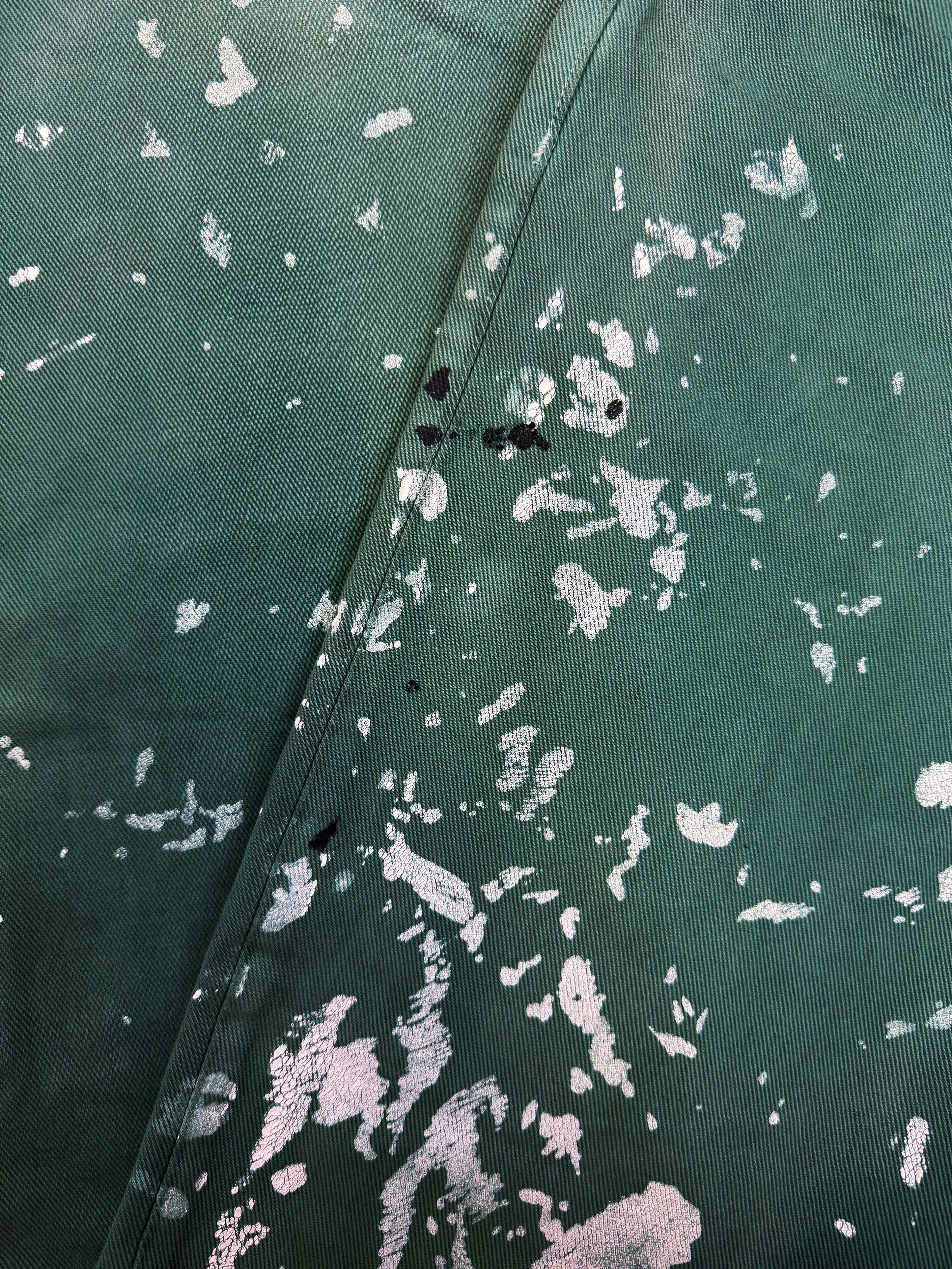 1998 Helmut Lang Teal Painter Boot Cut Vintage Denim