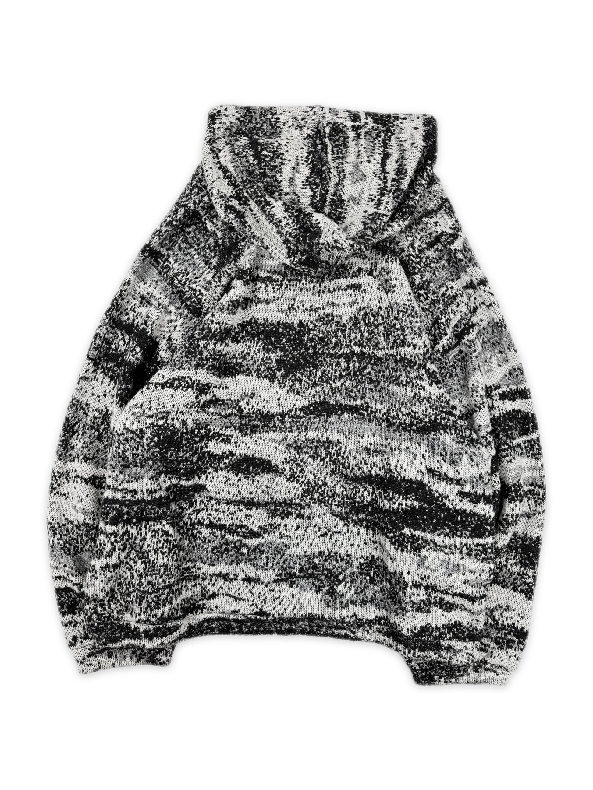 AW02 Raf Simons ‘Virginia Creeper’ Snow Digicamo Raglan OS Hoodie