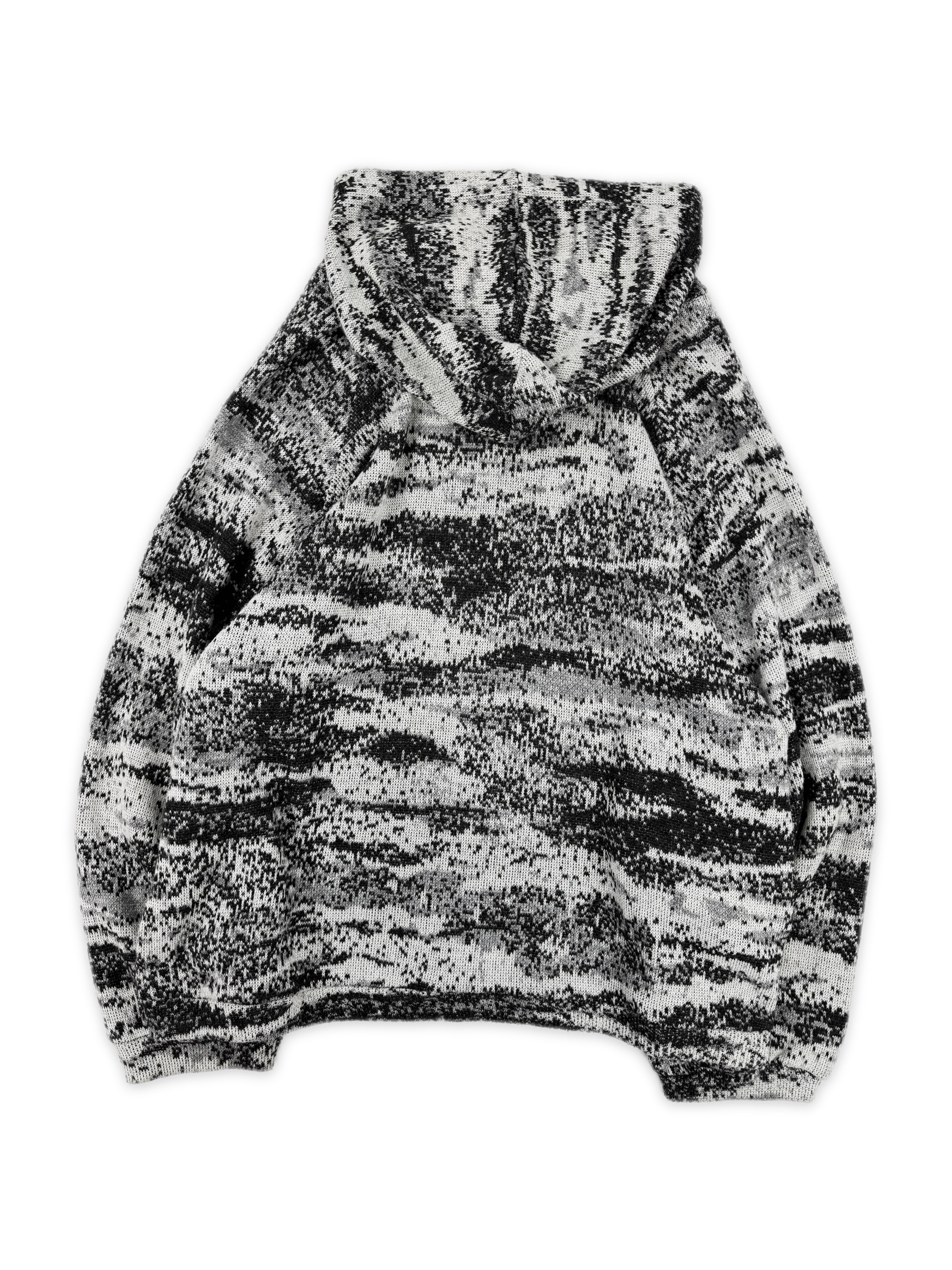 AW02 Raf Simons ‘Virginia Creeper’ Snow Digicamo Raglan OS Hoodie