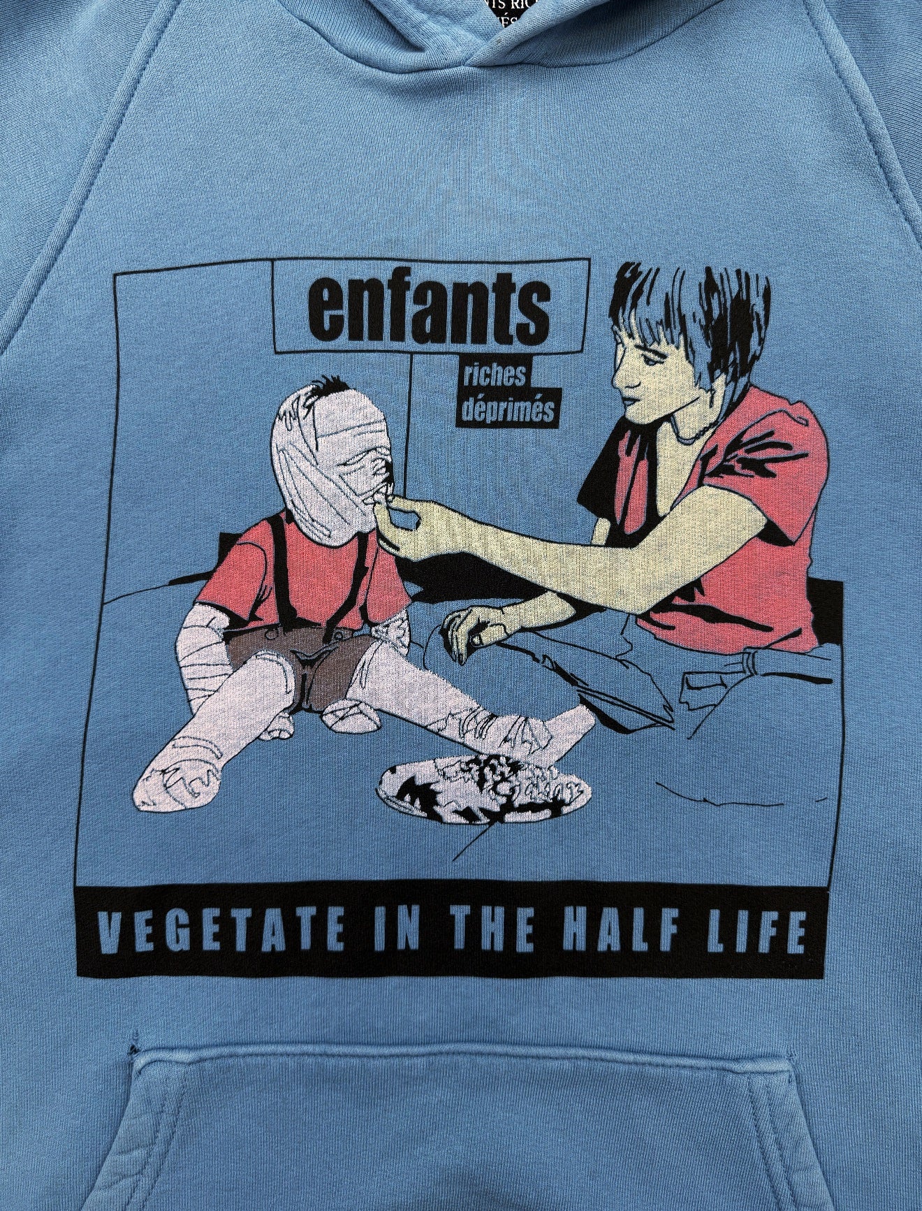 AW21 Enfants Riches Deprimes ‘Vegetate in the Half Life’ Blue Hoodie