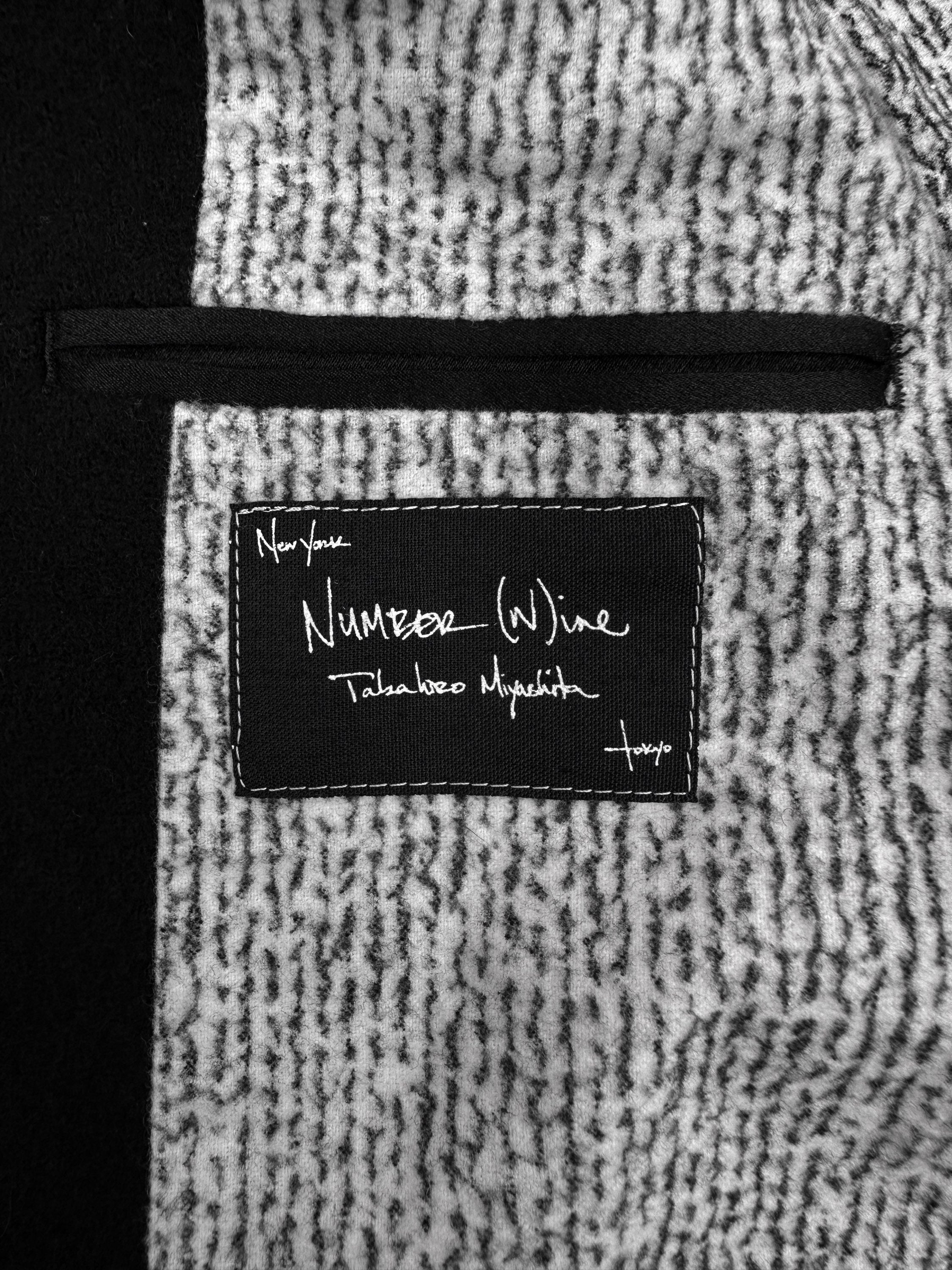 00s Number (N)ine Western Multi Button Arrow Vest