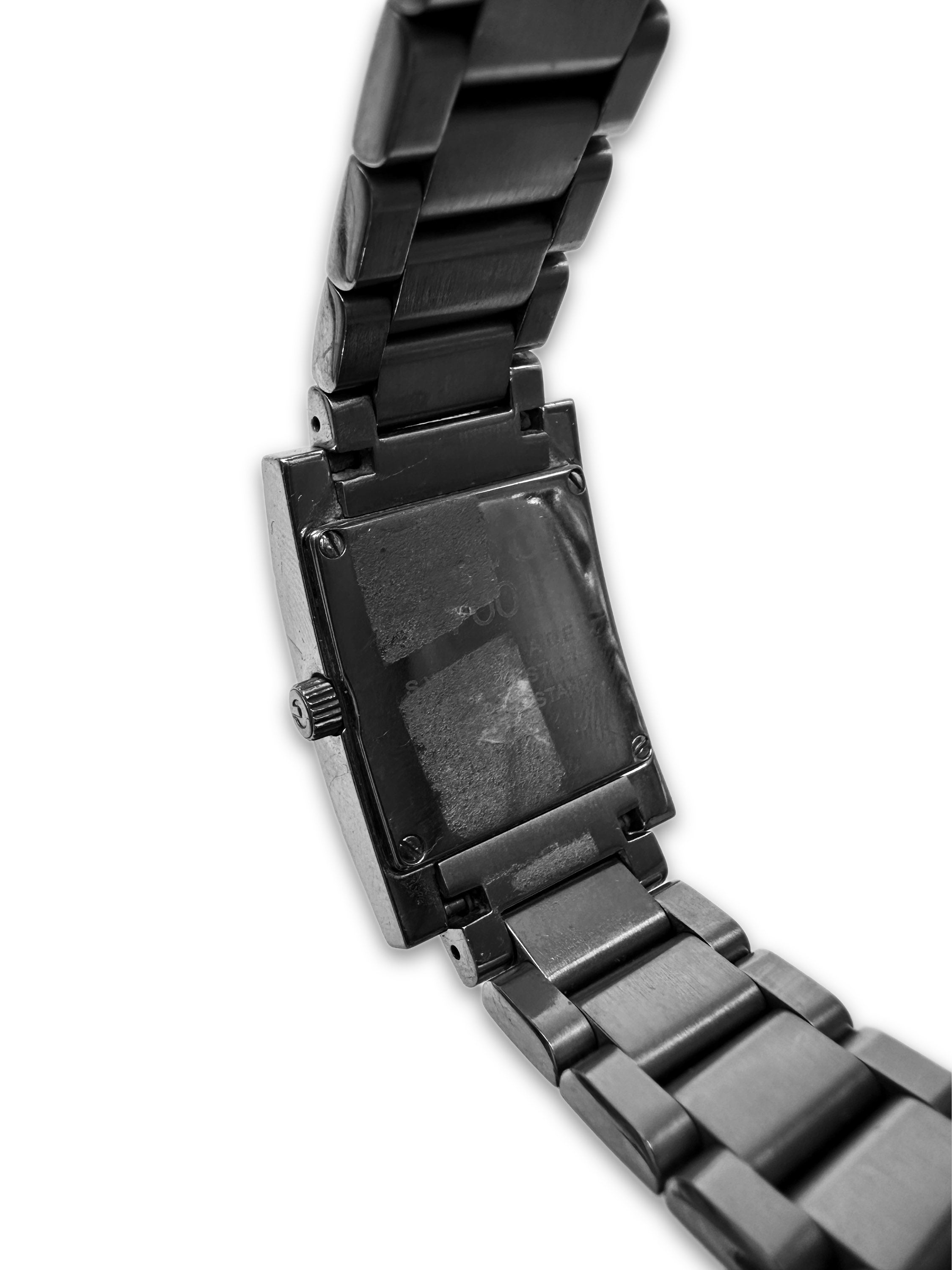 00s Gucci ‘Square Face’ 7700L 3ATM Stainless Analog Wrist Watch