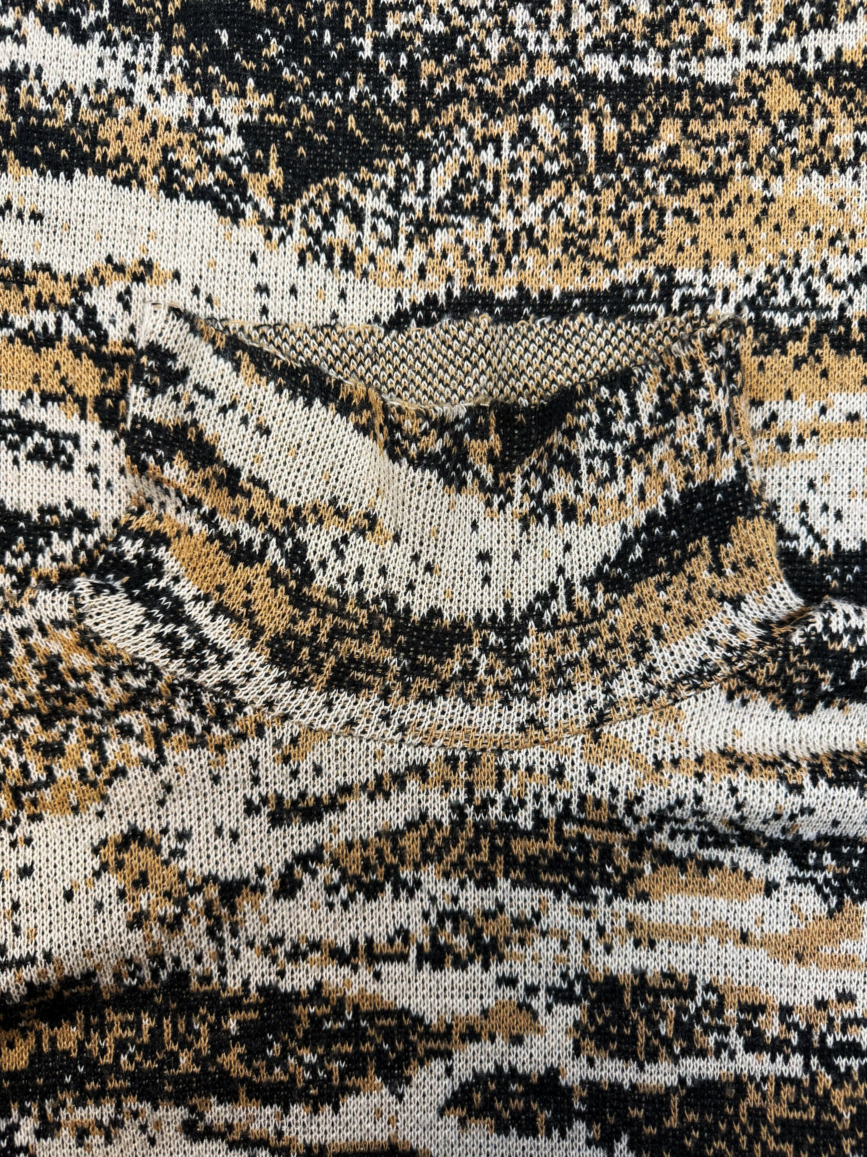 AW02 Raf Simons Virginia Creeper Digi Camo Knitted Turtleneck