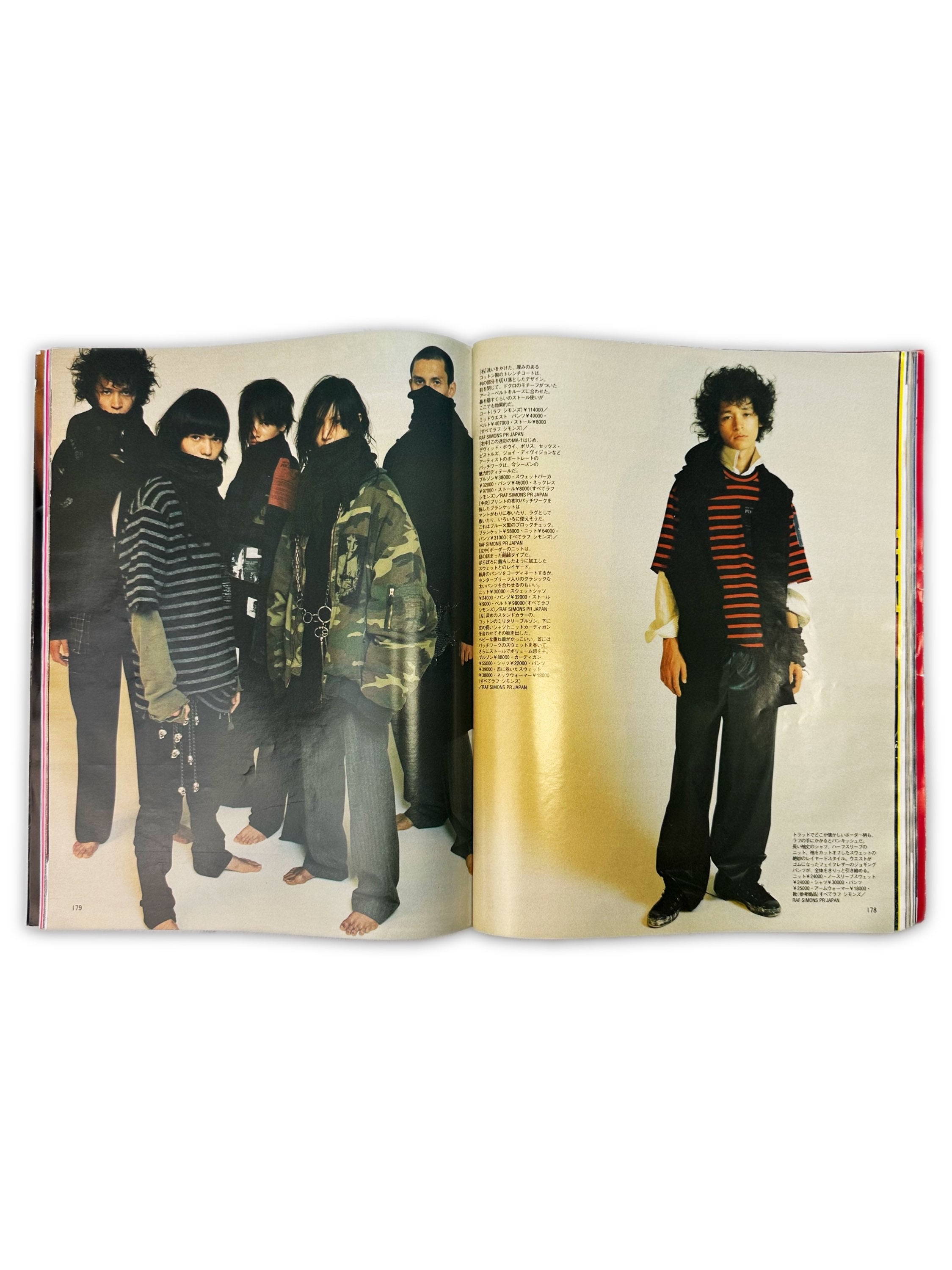 AW01 Raf Simons, ‘Riot! Riot! Riot!’ Spur Magazine Collection Adverts