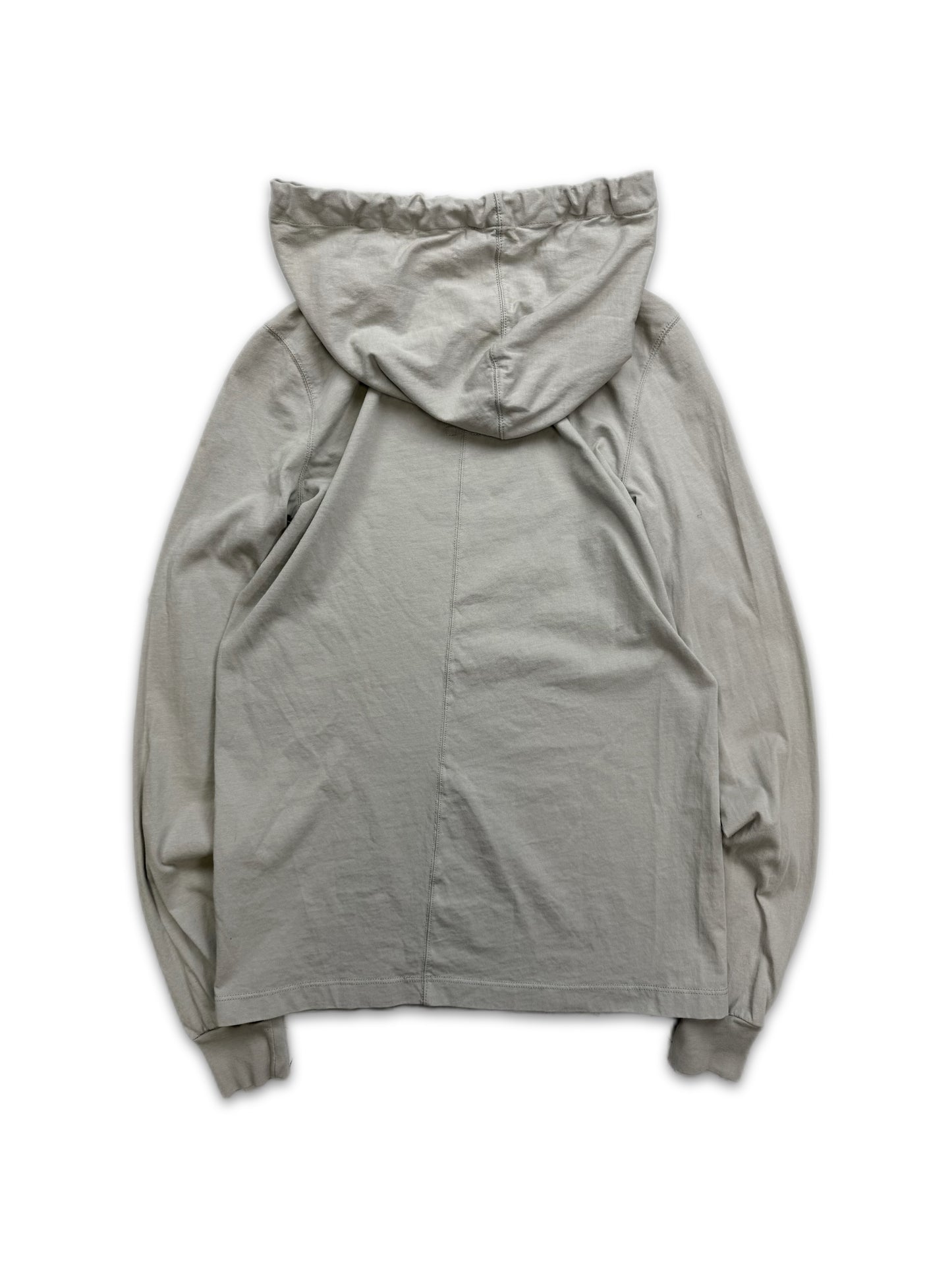 SS19 Rick Owens ‘Babel’ Light Weight Oyster Hoodie