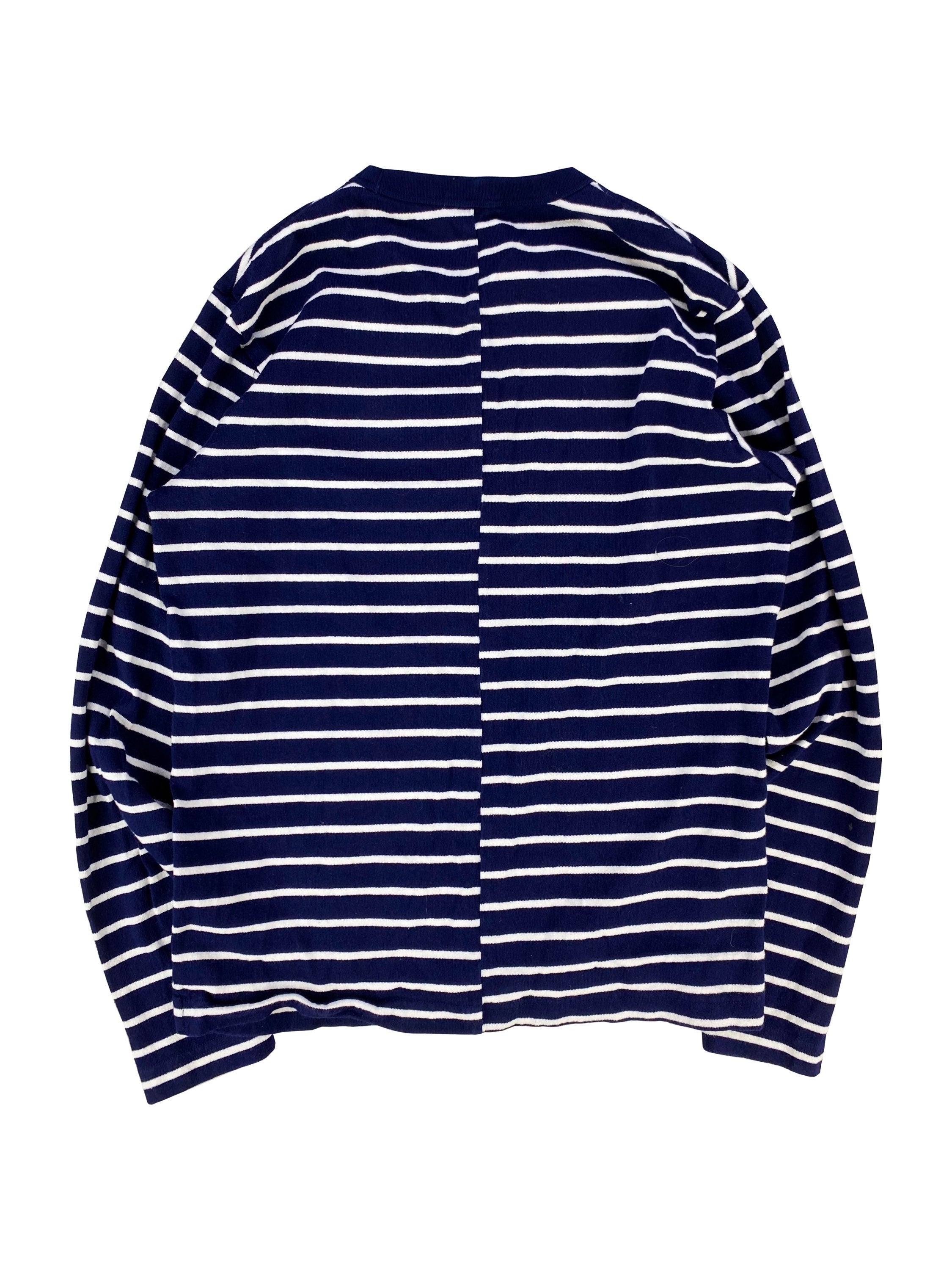 J.W Anderson x Uniqlo Striped Embroidered Logo Longsleeve