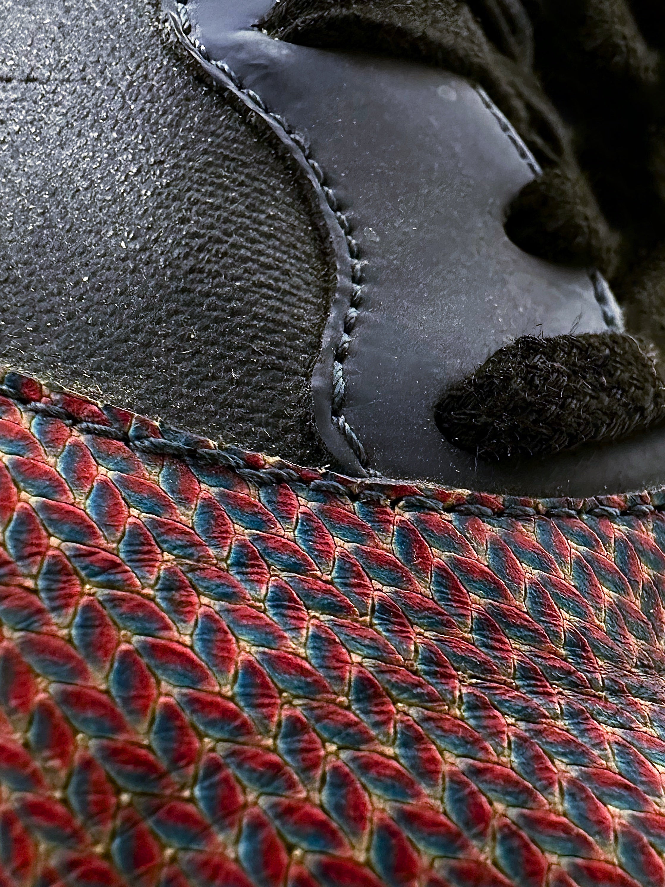 00s Balenciaga Pannelled Leather Hi-top Sneakers