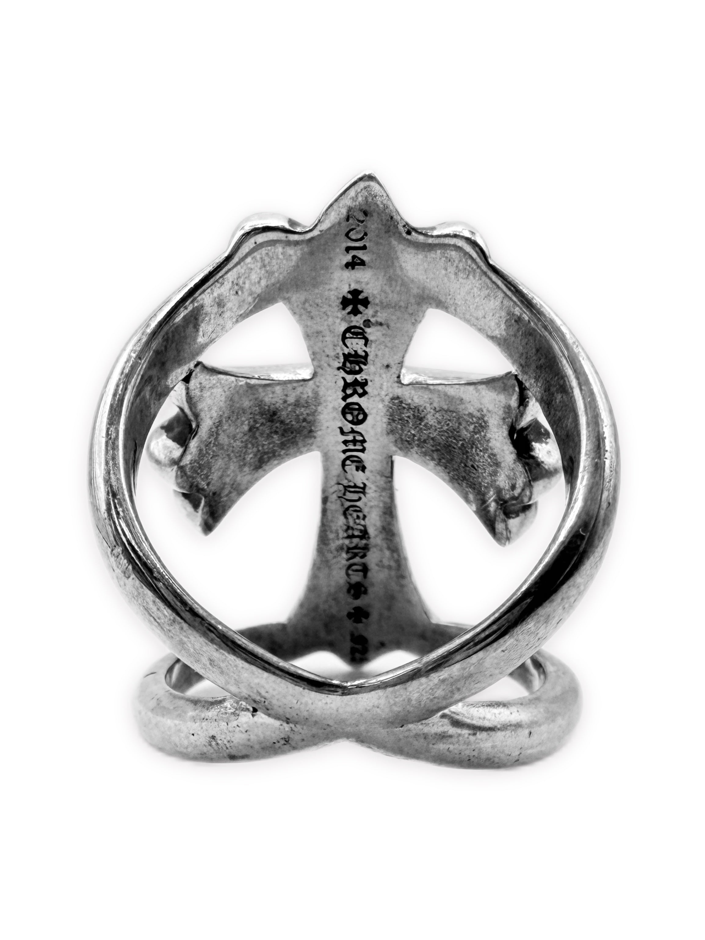 Chrome Hearts ‘Infinity’ .925 Silver Cross Ring