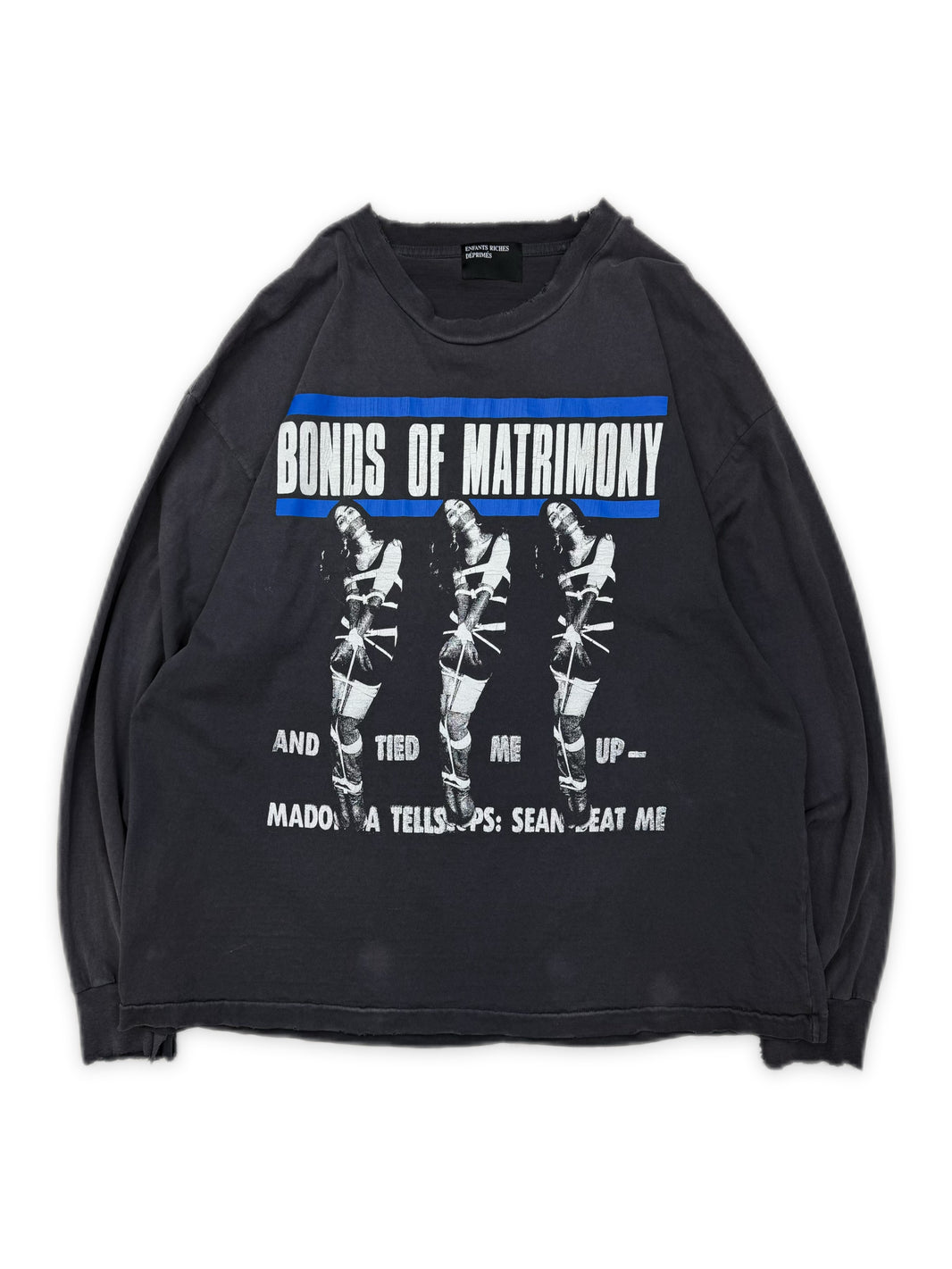 SS24 Enfants Riches Deprimes ‘Bonds of Matrimony’ Distressed Long Sleeve